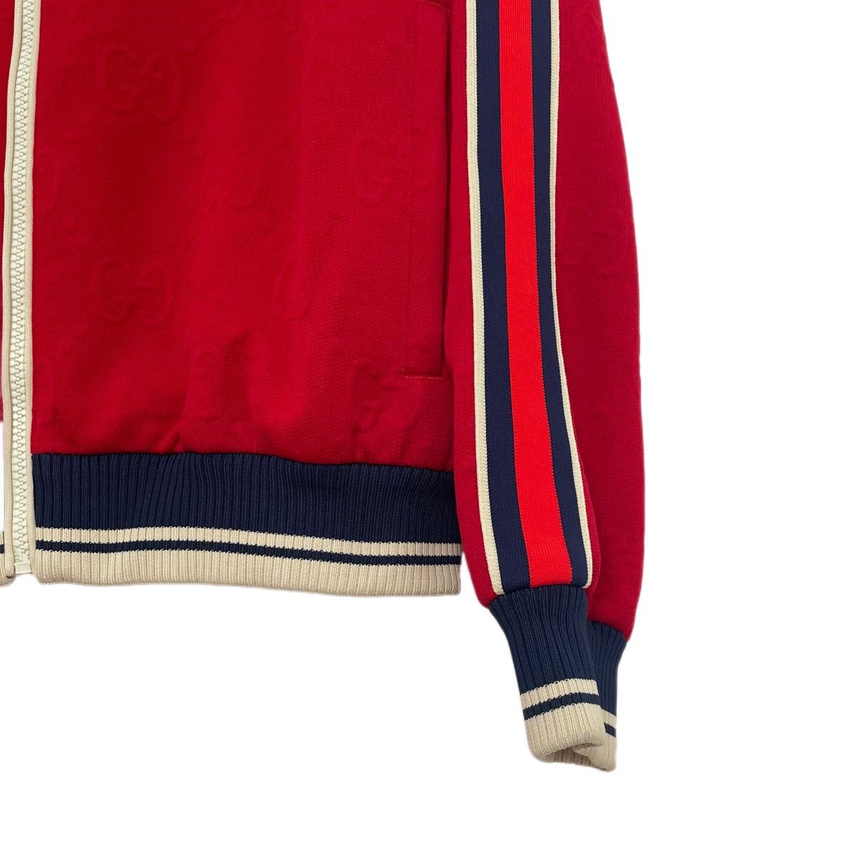Gucci GUCCI Letter Jacquard Zip Up Hooded Casual Sweatshirt K26WX Size US M / EU 48-50 / 2 - 4 Thumbnail