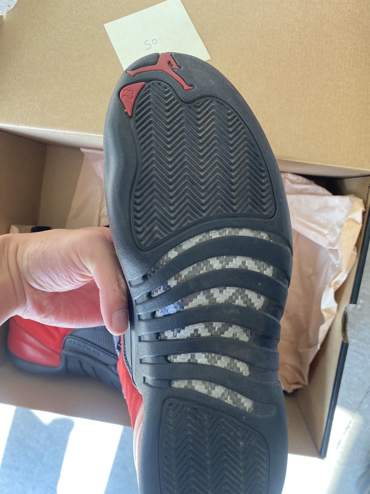 Jordan 12 Reverse Flu Game