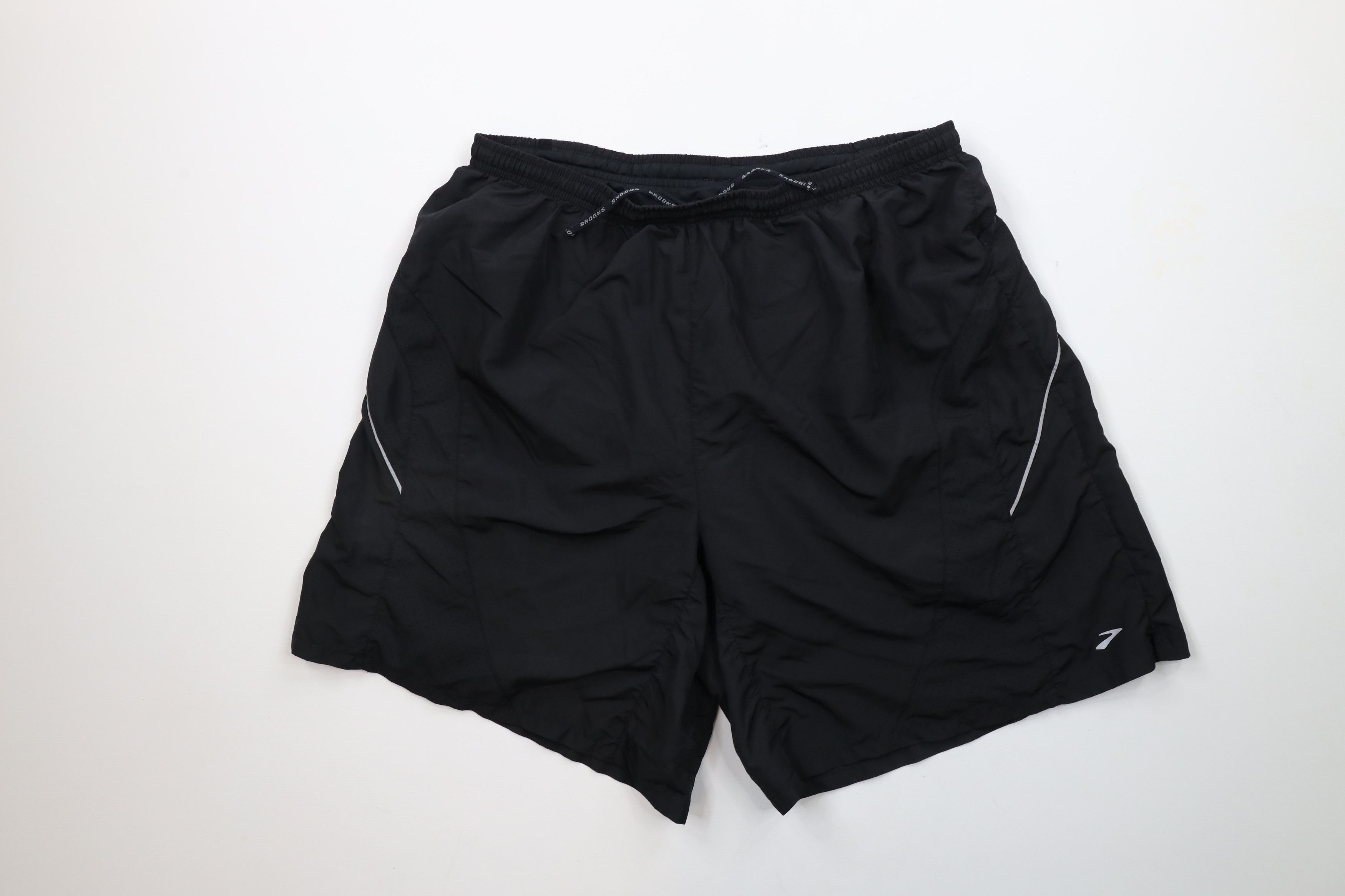 Brooks × Vintage Brooks Running Vented Lined Above Knee Gym Running Shorts Size US 36 / EU 52 - 1 Thumbnail