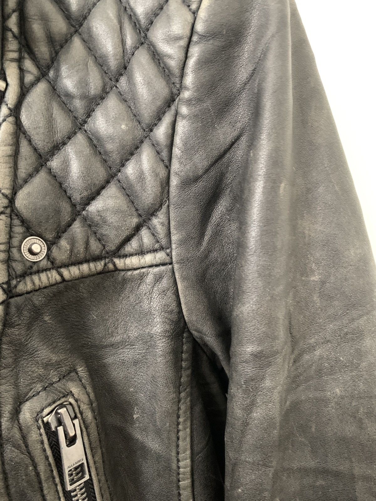 Allsaints Allsaints Leather Motorcycle Jacket Size US S / EU 44-46 / 1 - 8 Thumbnail