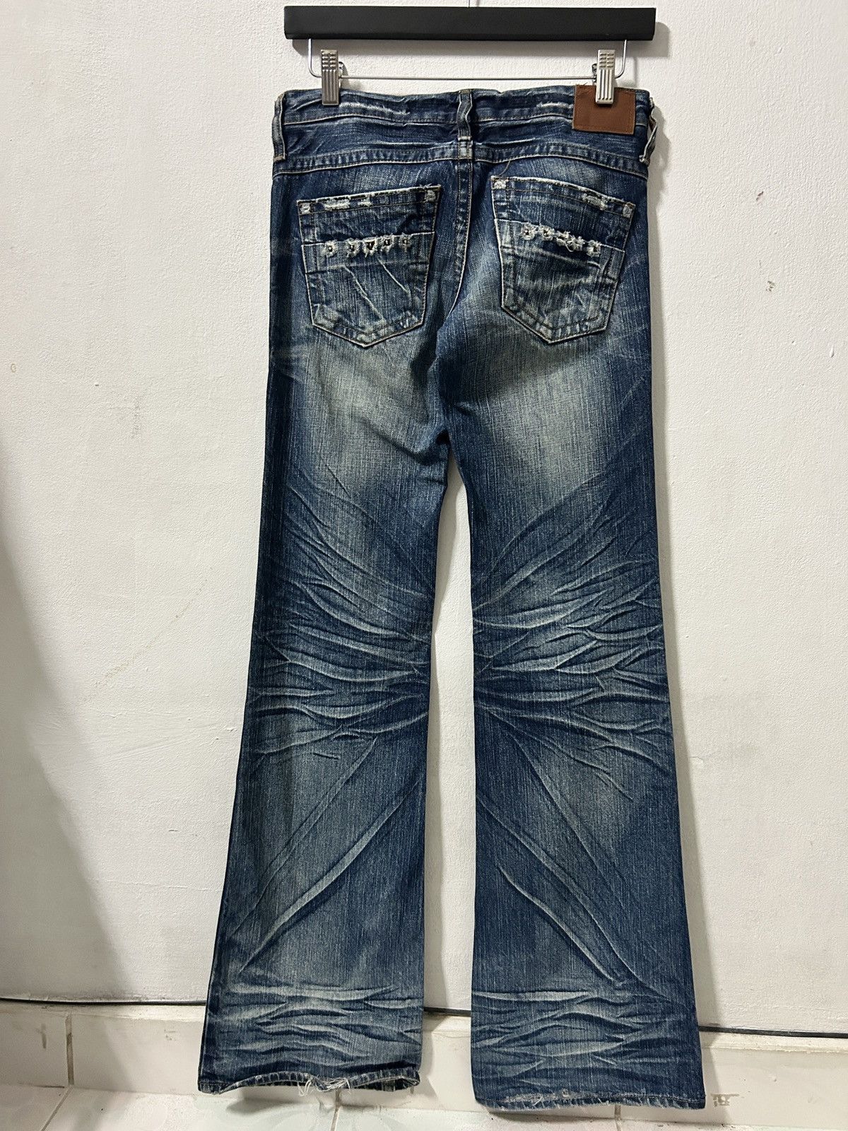 If Six Was Nine Mini brand flared washed jeans vintage punk japan lgb style Size 28" / US 6 / IT 42 - 5 Thumbnail