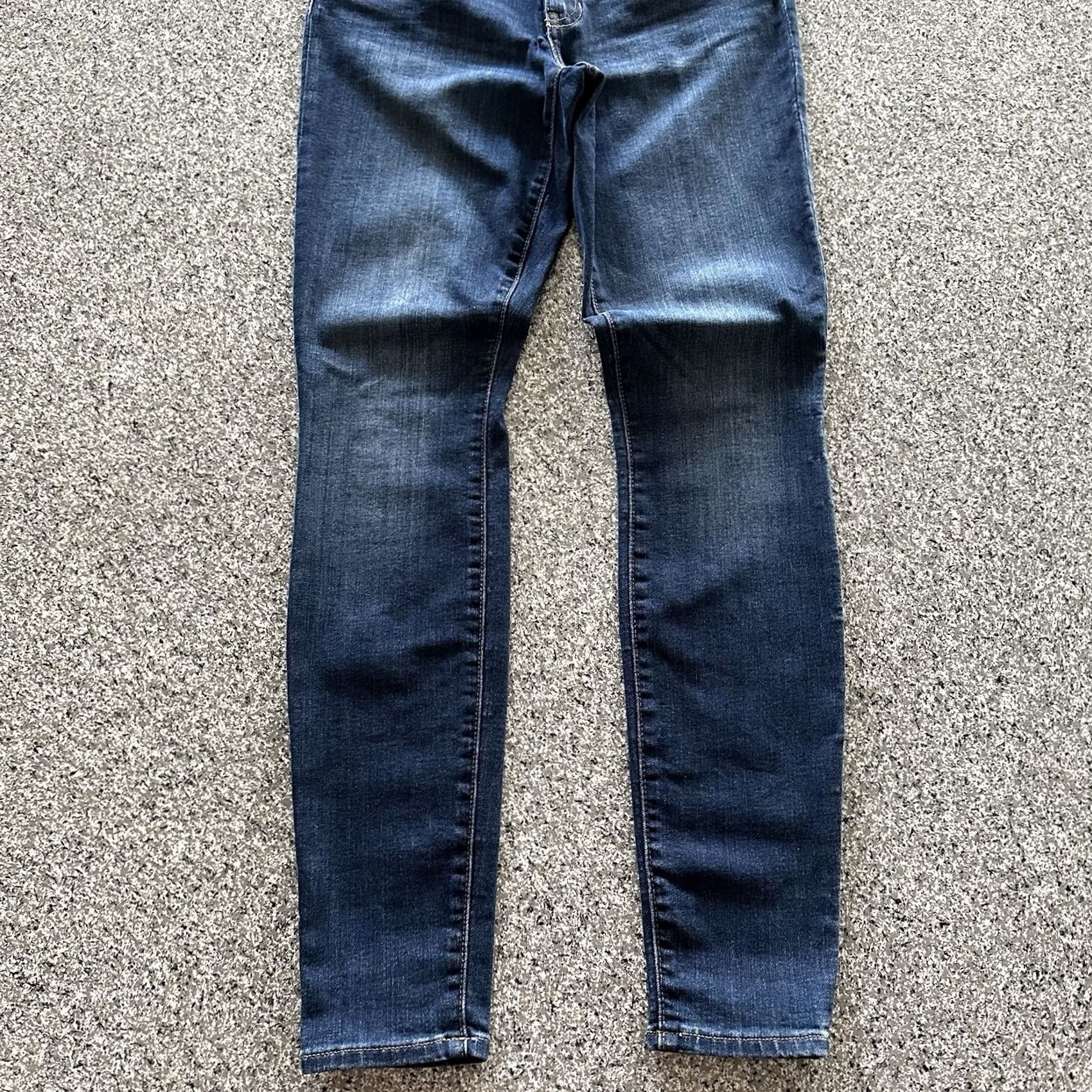 Gap Gap Jeans Skinny Mid Rise 28x28 Blue 6 Womens Denim Stretch Pocket 5-Pocket Design Legging Slim Size 28" / US 6 / IT 42 - 3 Thumbnail