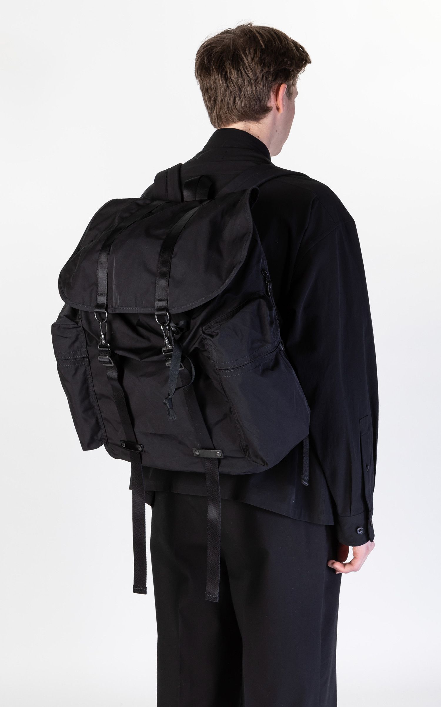 Japanese Brand Amiacalva Gabardine Backpack XL | Grailed
