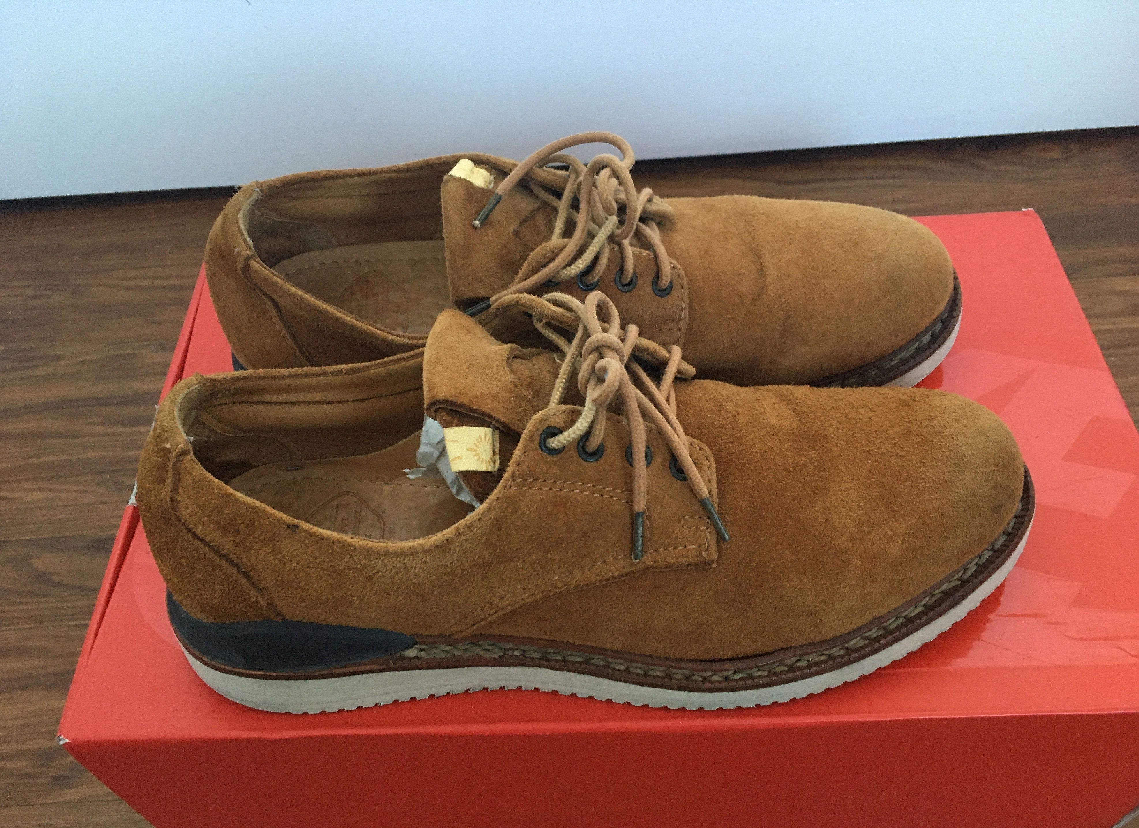 image of Visvim Virgil Plain Toe Folk 2012 Shoes in Brown, Men's (Size 10.5)
