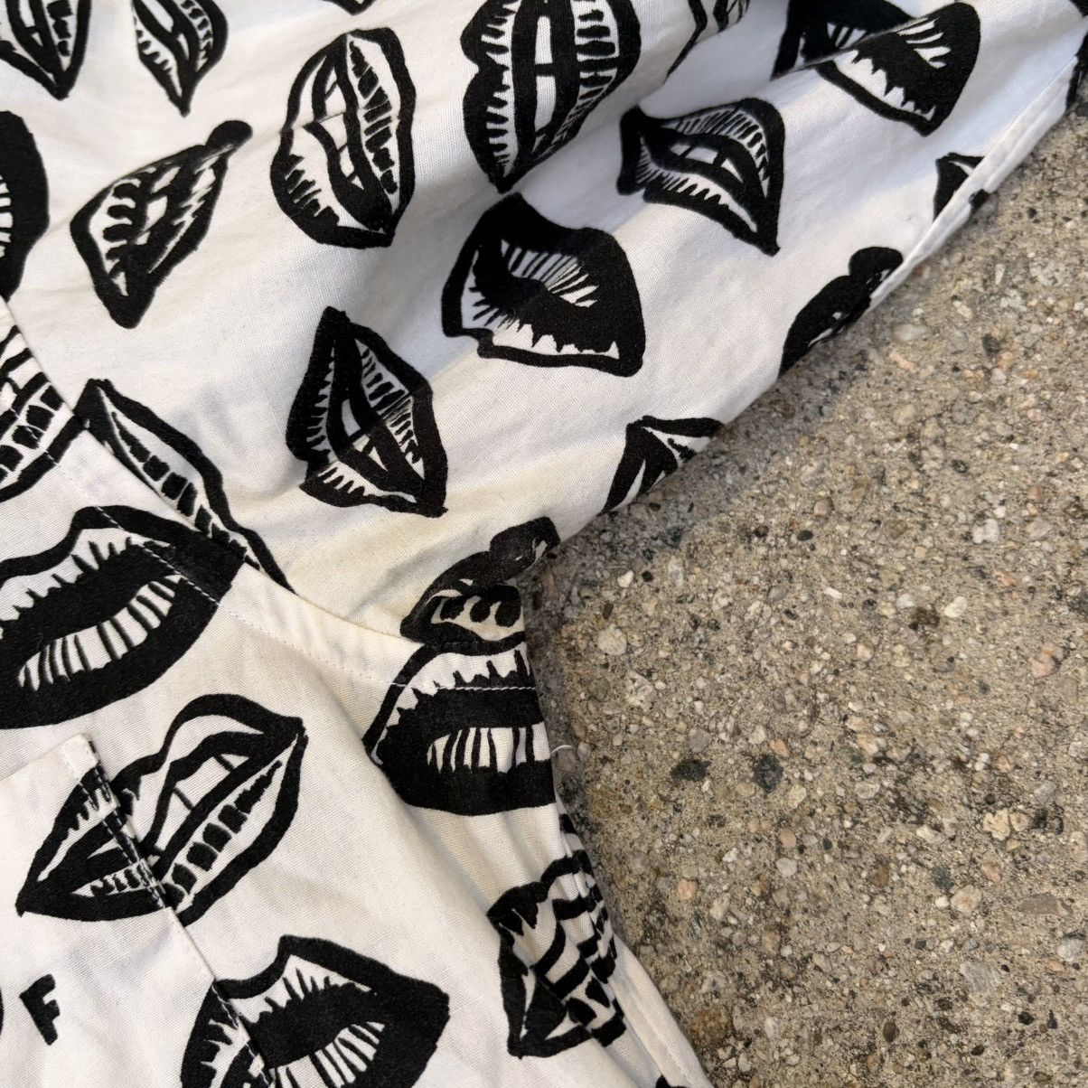 Comme des Garcons Black Black Comme des Garcons Lips Button Up 2014 Size Medium Rare Size US M / EU 48-50 / 2 - 5 Thumbnail