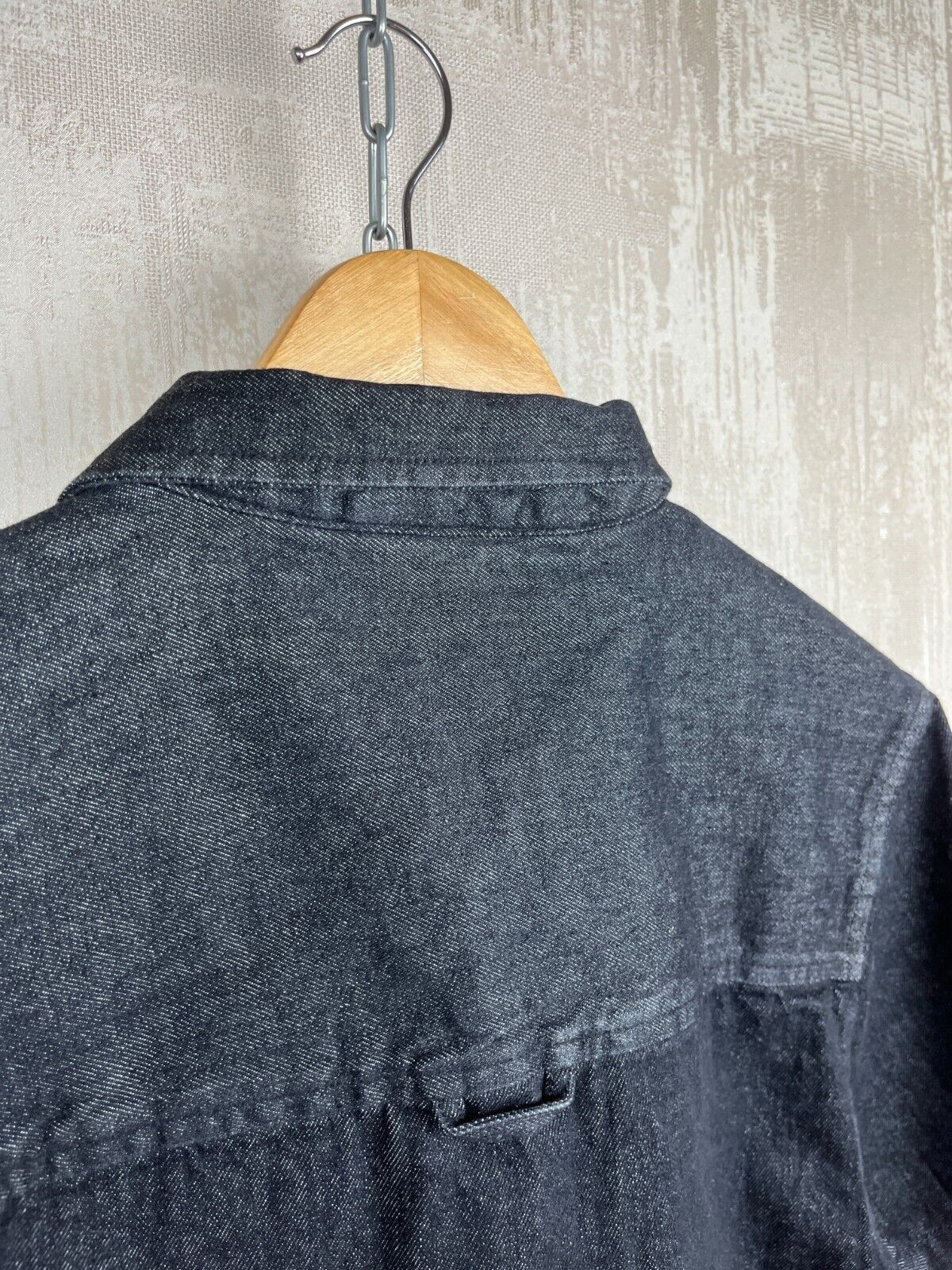 Other Just Junkies Reggie Half Zip Black Denim Short Sleeve Shirt Size US S / EU 44-46 / 1 - 15 Thumbnail