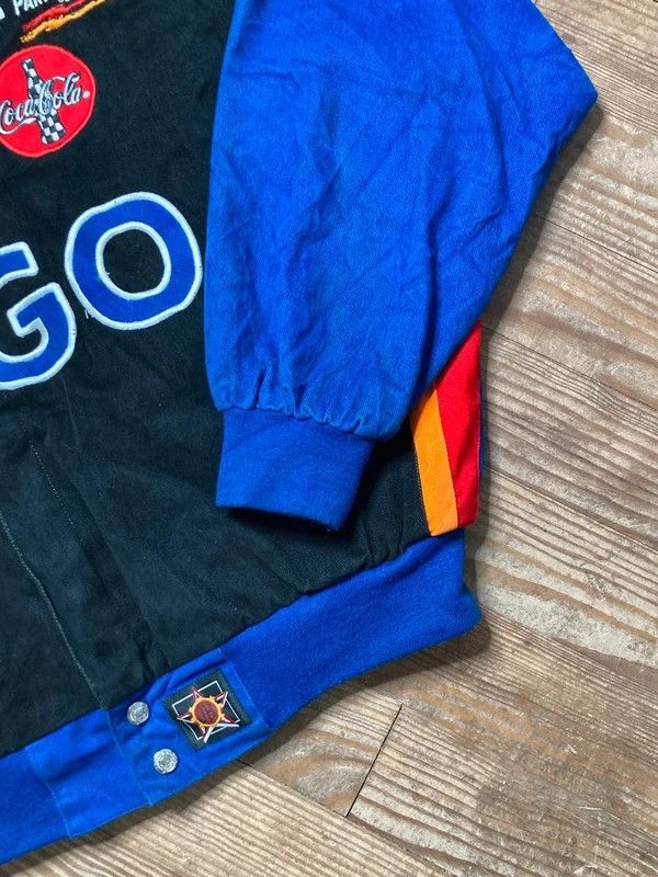 NASCAR Jeff Burton Nascar Jacket Vintage 90's Size US XL / EU 56 / 4 - 7 Thumbnail