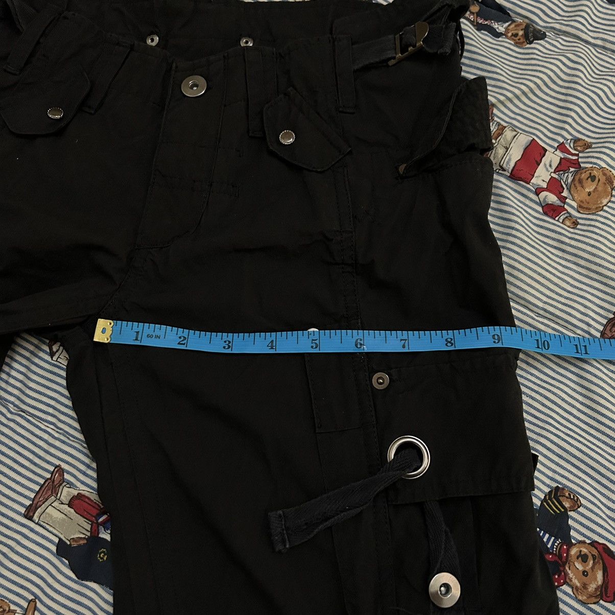 Japanese Brand Multipocket Tactical Style Black Pants Size 28" / US 6 / IT 42 - 17 Thumbnail