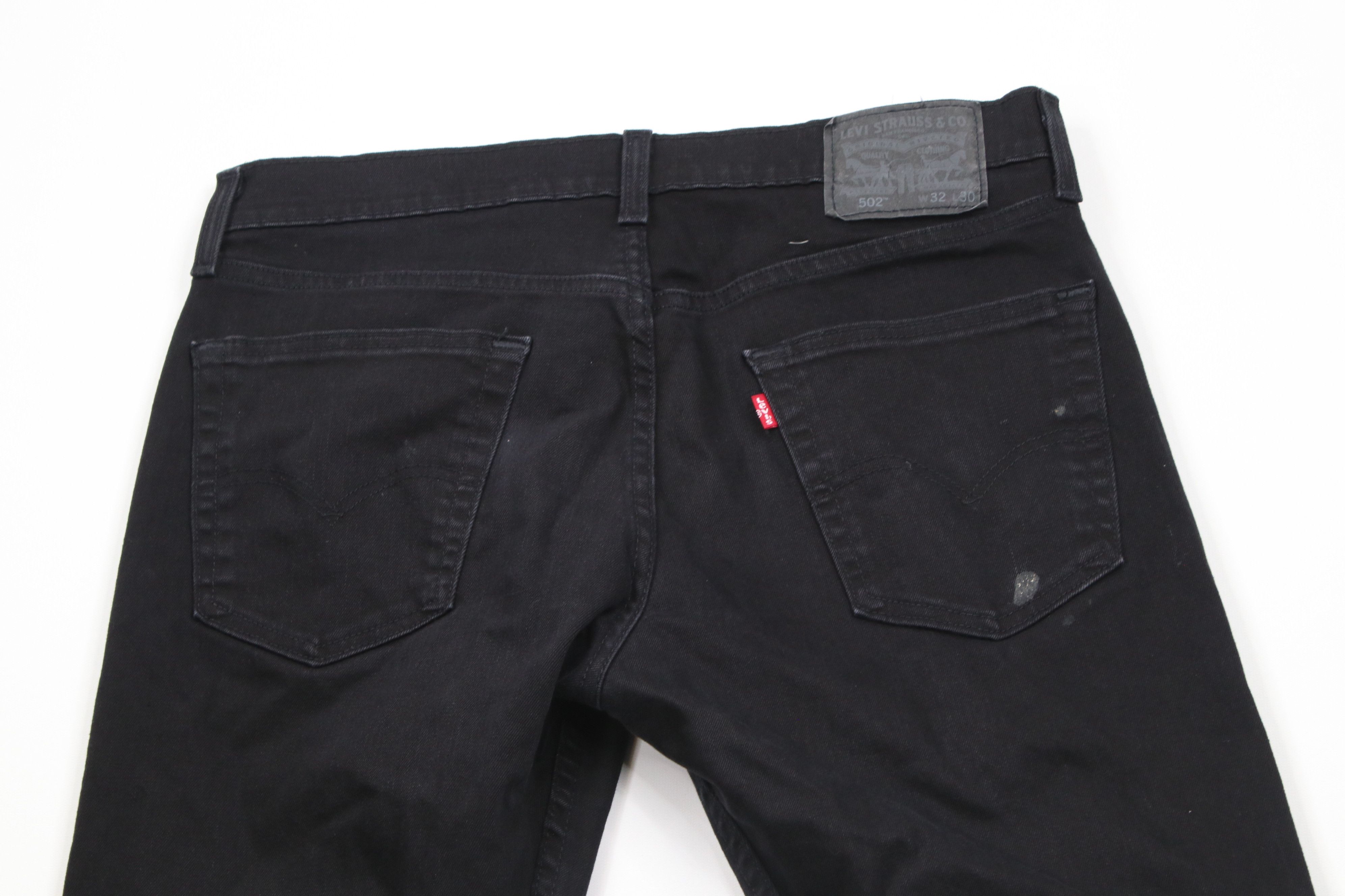 Levi's × Vintage Vintage Y2K Levis 502 Stretch Tapered Leg Denim Jeans Black Size US 32 / EU 48 - 11 Thumbnail