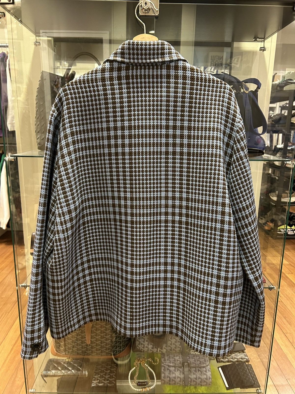 BOTTER Botter Multicolor Carribean Check Wool Overshirt Size US L / EU 52-54 / 3 - 2 Thumbnail