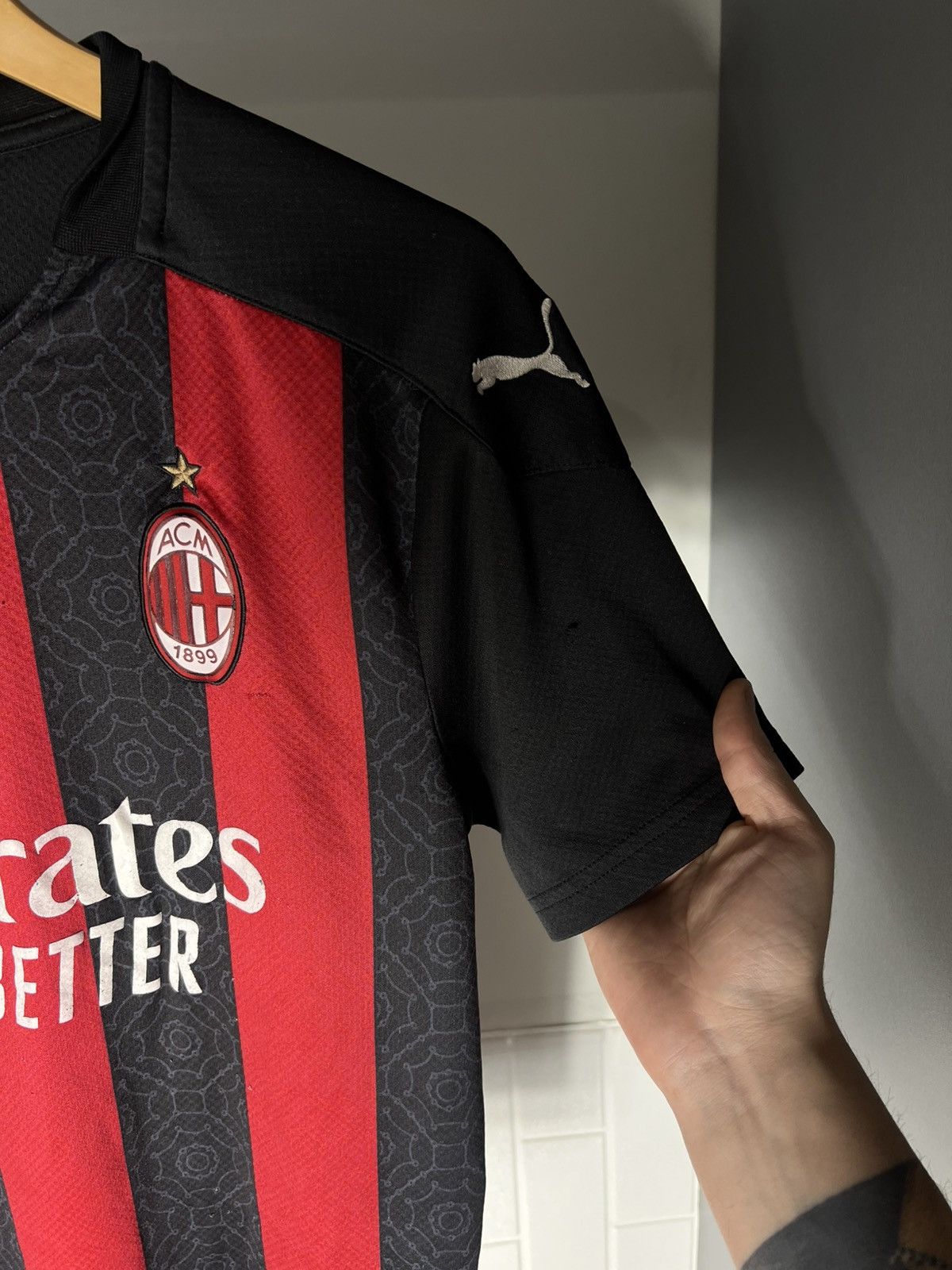 Puma VINTAGE PUMA FC AC MILAN INTER ITALY SOCCER JERSEY Y2K 90s Size US M / EU 48-50 / 2 - 15 Thumbnail