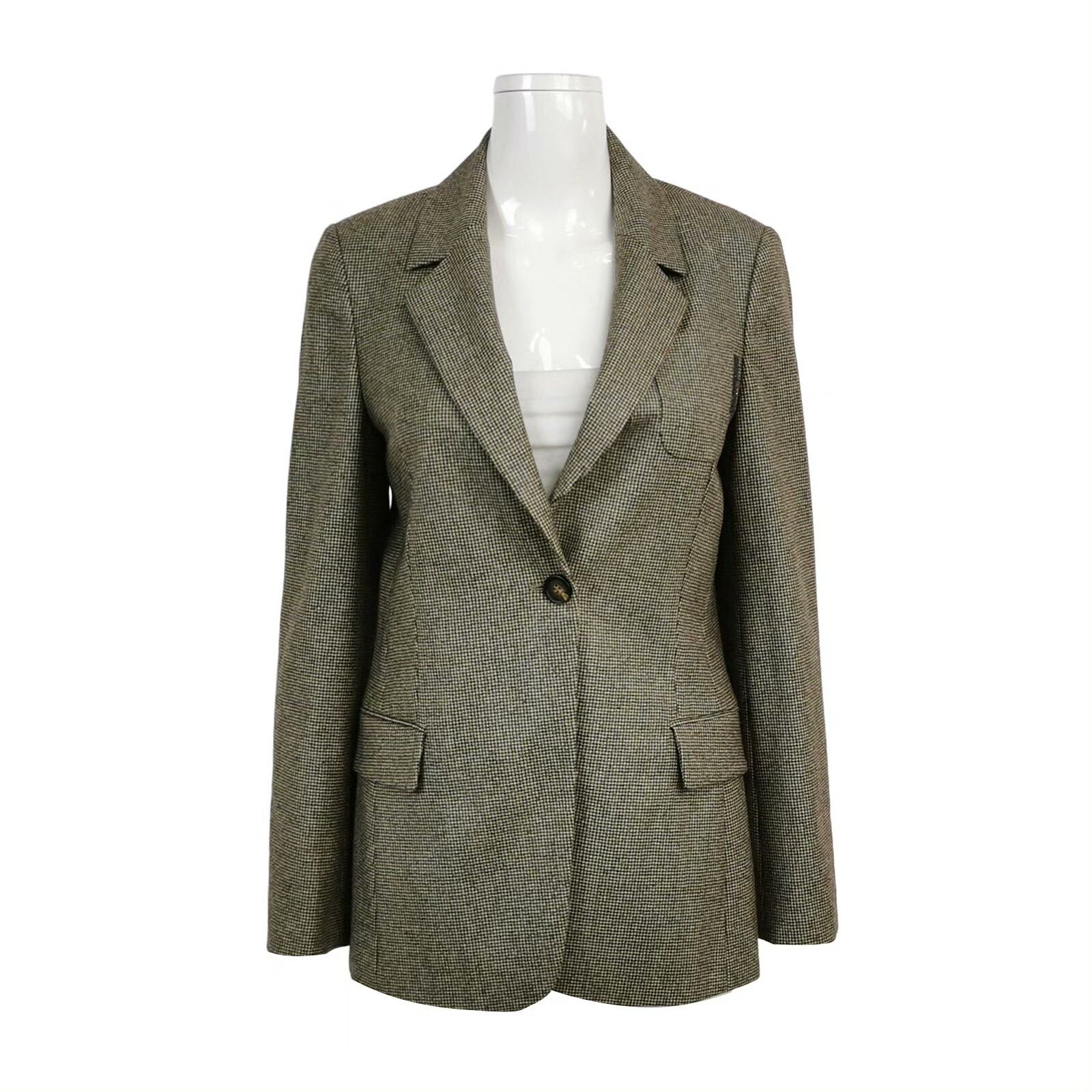 Brunello Cucinelli Houndstooth Wool Blazer