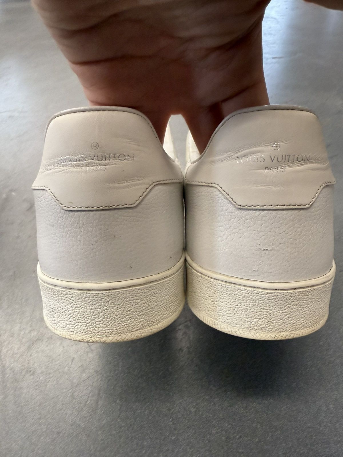 Louis Vuitton Louis Vuitton Rivoli Logo Monogram White Leather Sneaker Size US 10 / EU 43 - 6 Thumbnail