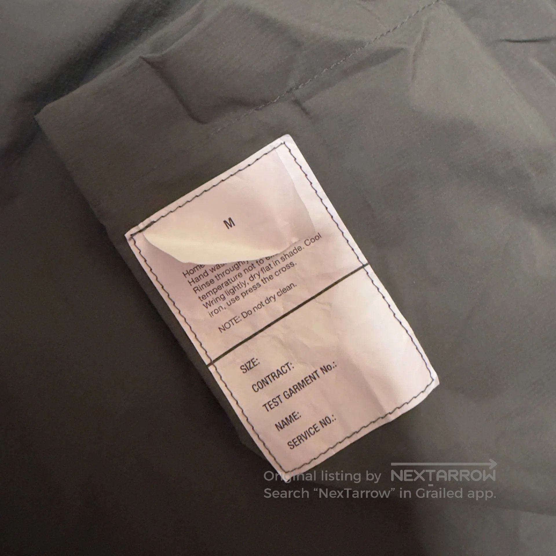 N.Hoolywood n.hoolywood Military Drawstring Pertex Tee. Size US M / EU 48-50 / 2 - 3 Thumbnail