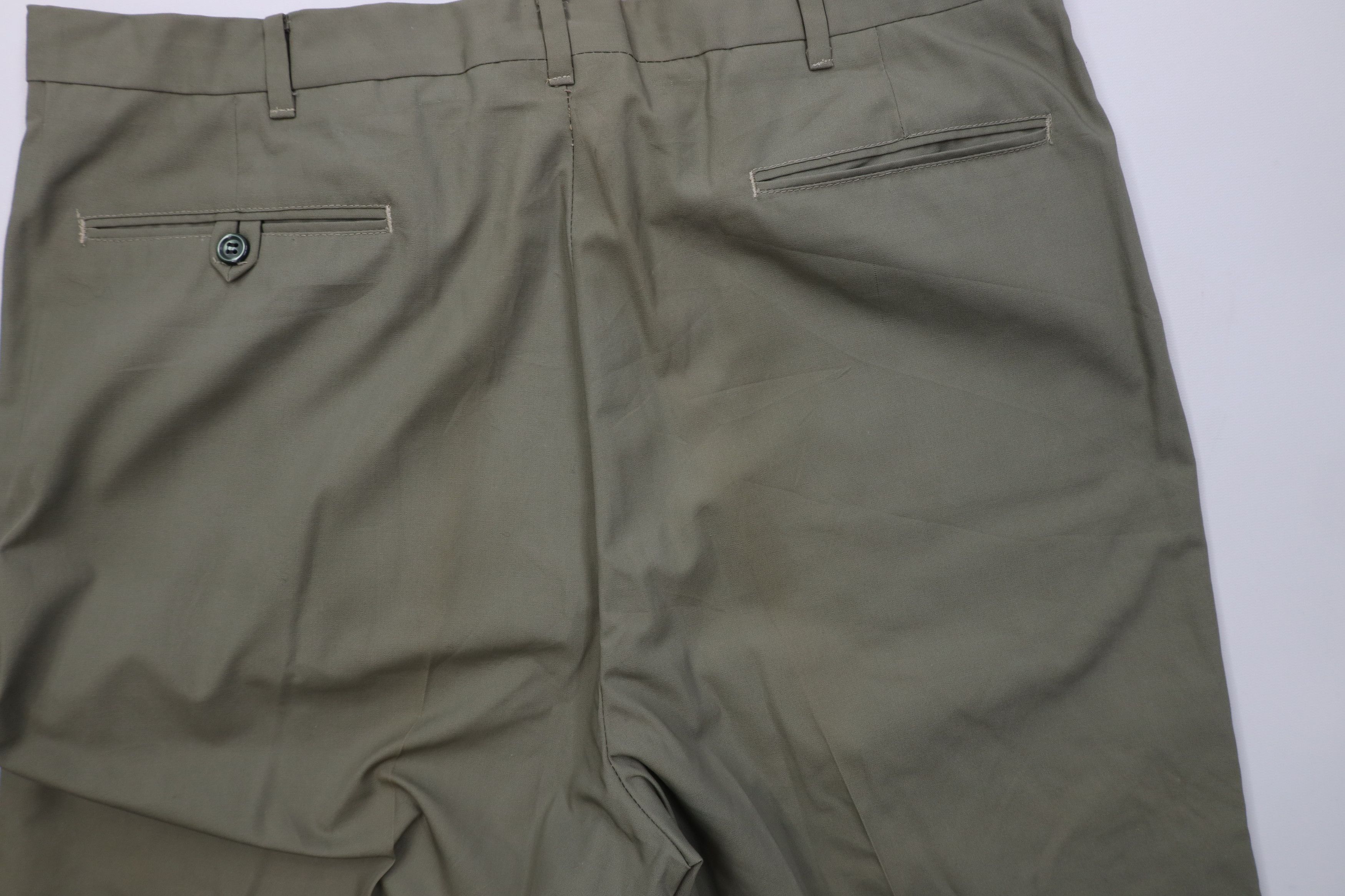 Vintage Vintage 60s 70s Streetwear Leg Chino Pants Light Green Size US 34 / EU 50 - 13 Thumbnail