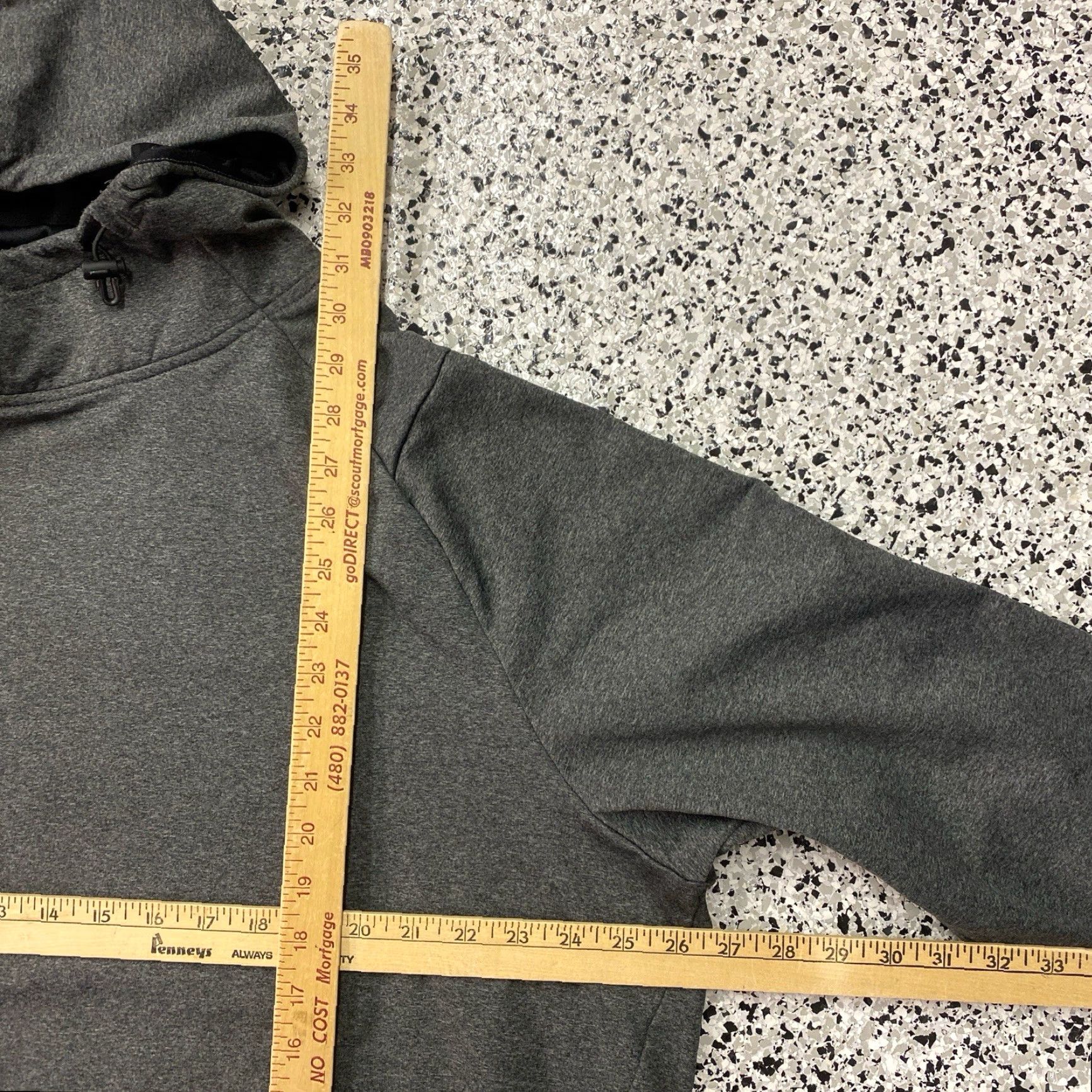 Vintage UNRL Hoodie Mens XXL Pullover Sweatshirt Activewear Tech Grey Size US XXL / EU 58 / 5 - 3 Thumbnail