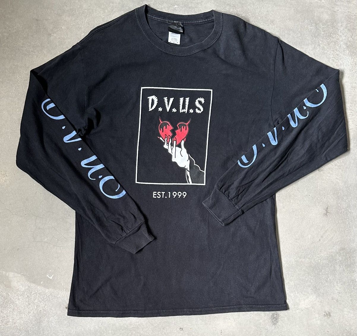 Japanese Brand VINTAGE DEVILUSE LONGSLEEVE TEE Size US M / EU 48-50 / 2 - 1 Thumbnail