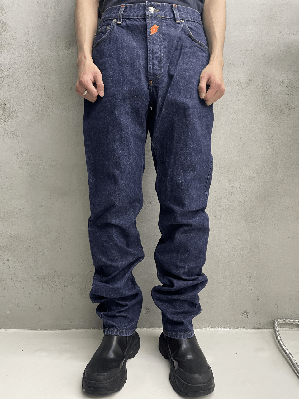W&LT × Walter Van Beirendonck LIGHTENING DENIM PANTS Size US 32 / EU 48 - 1 Thumbnail