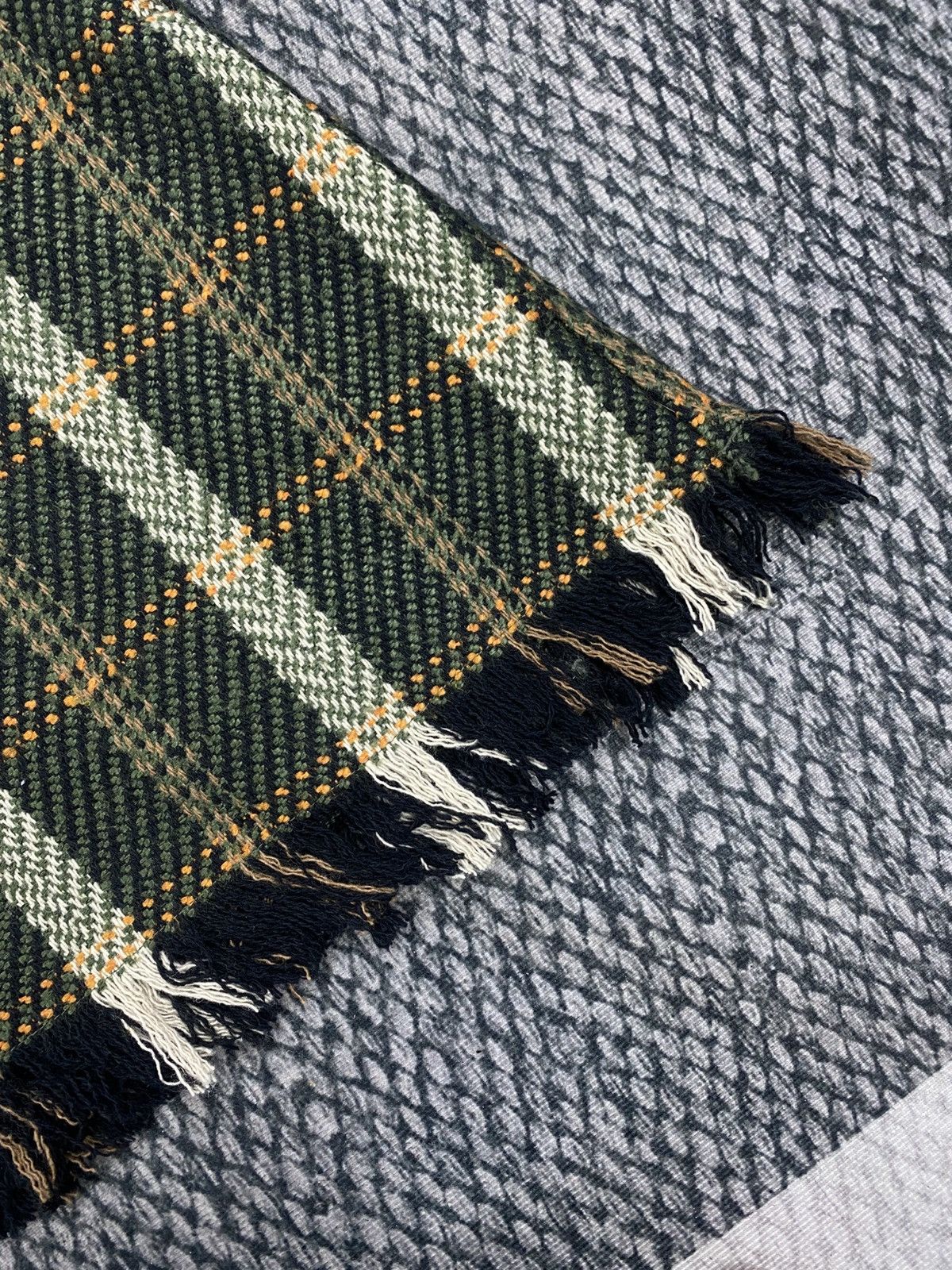 Japanese Brand Vintage Jeanasis Green Checked Fullbutton Jacket Size L / US 10 / IT 46 - 9 Thumbnail