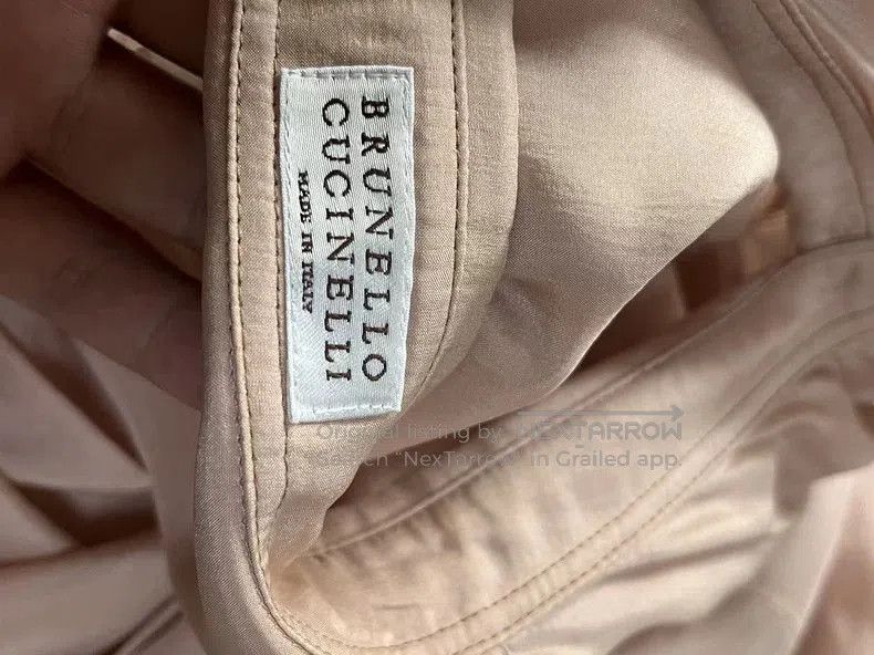 Brunello Cucinelli Brunello Cucinelli Silk Shirt S. Size US S / EU 44-46 / 1 - 5 Thumbnail