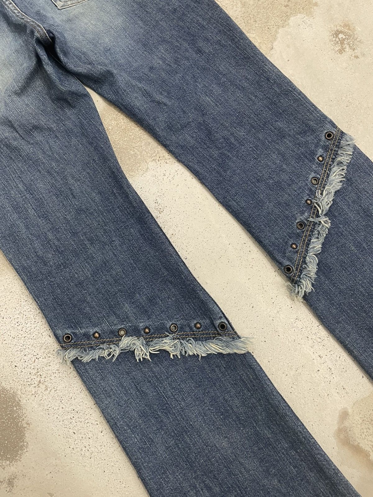 Hysteric Glamour Elle Planette Flare Stud Thread Asymmetrical Cut Design Size 26" / US 2 / IT 38 - 12 Thumbnail