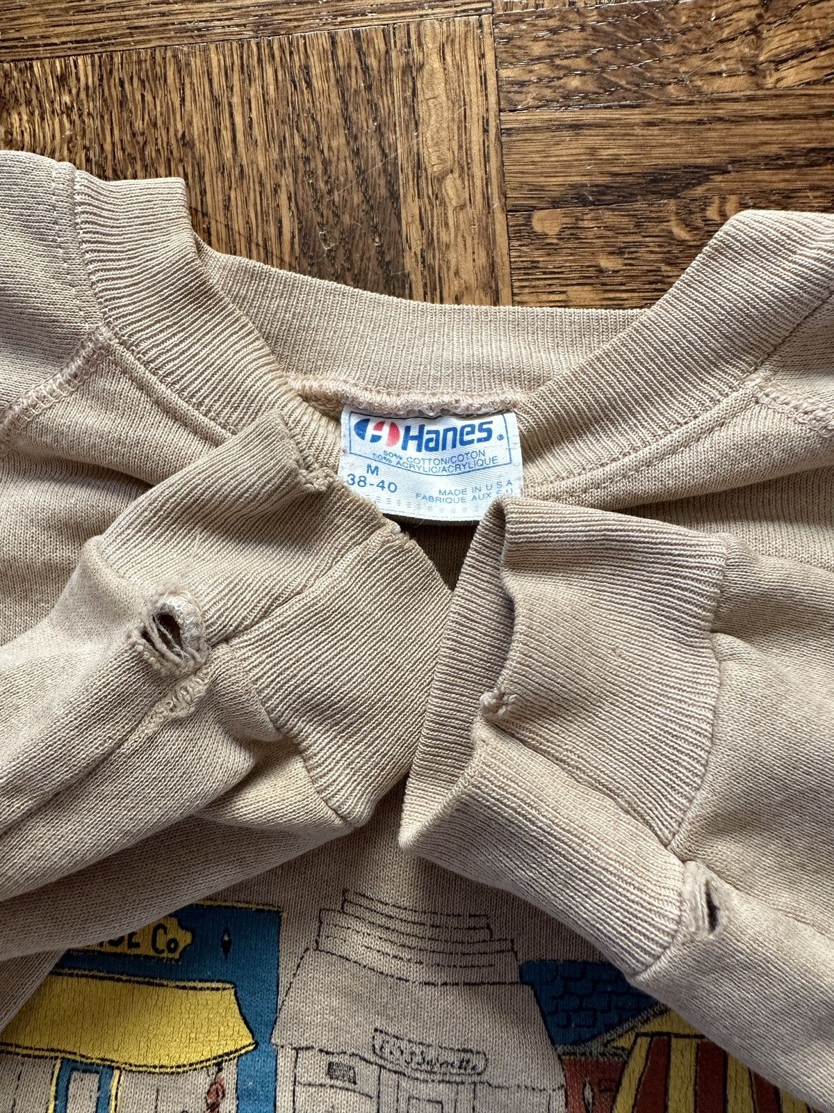 Vintage Vintage 80s Downtown Beulah Graphic Crewneck Sweatshirt Size US M / EU 48-50 / 2 - 6 Thumbnail
