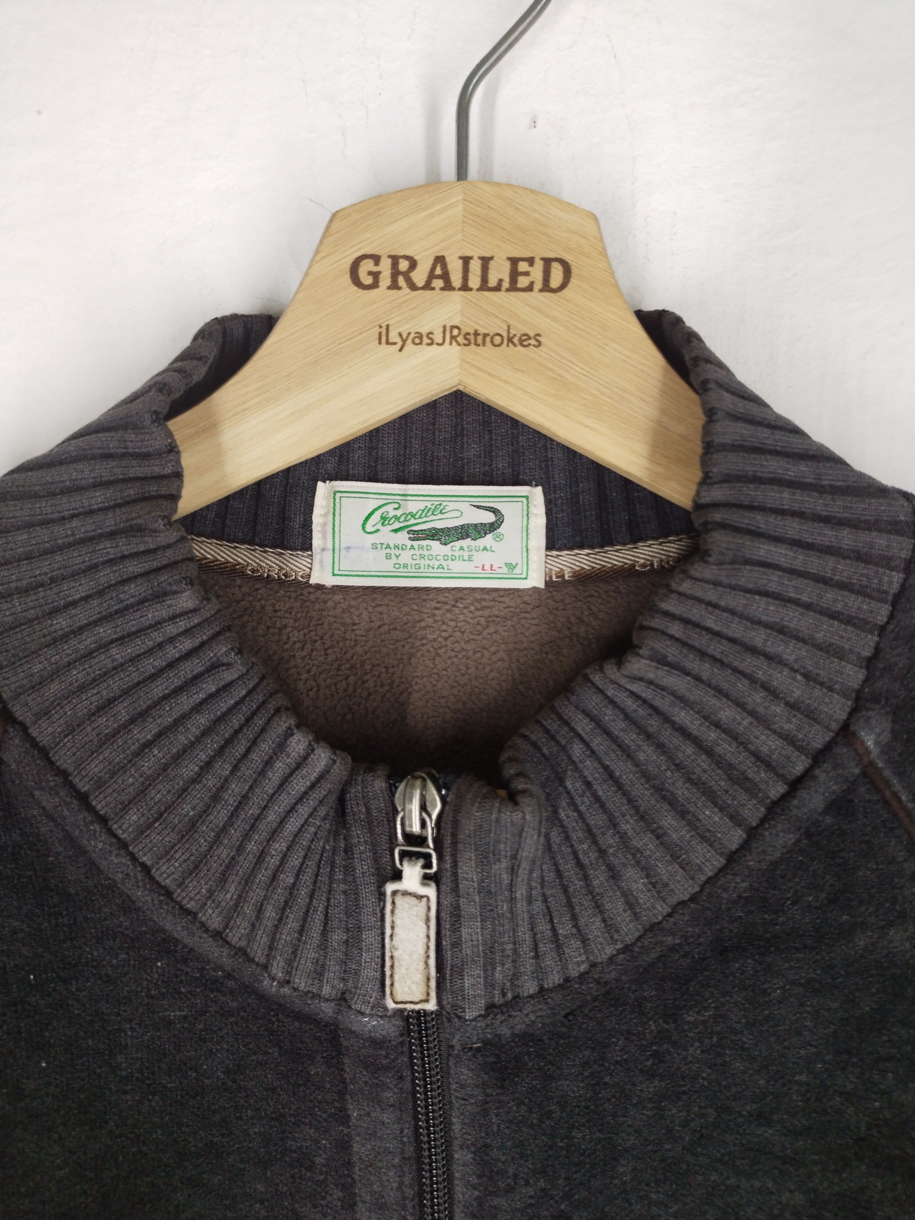 Lacoste Vtg Crocodile Zipper Corduroy Jacket Size US L / EU 52-54 / 3 - 12 Thumbnail