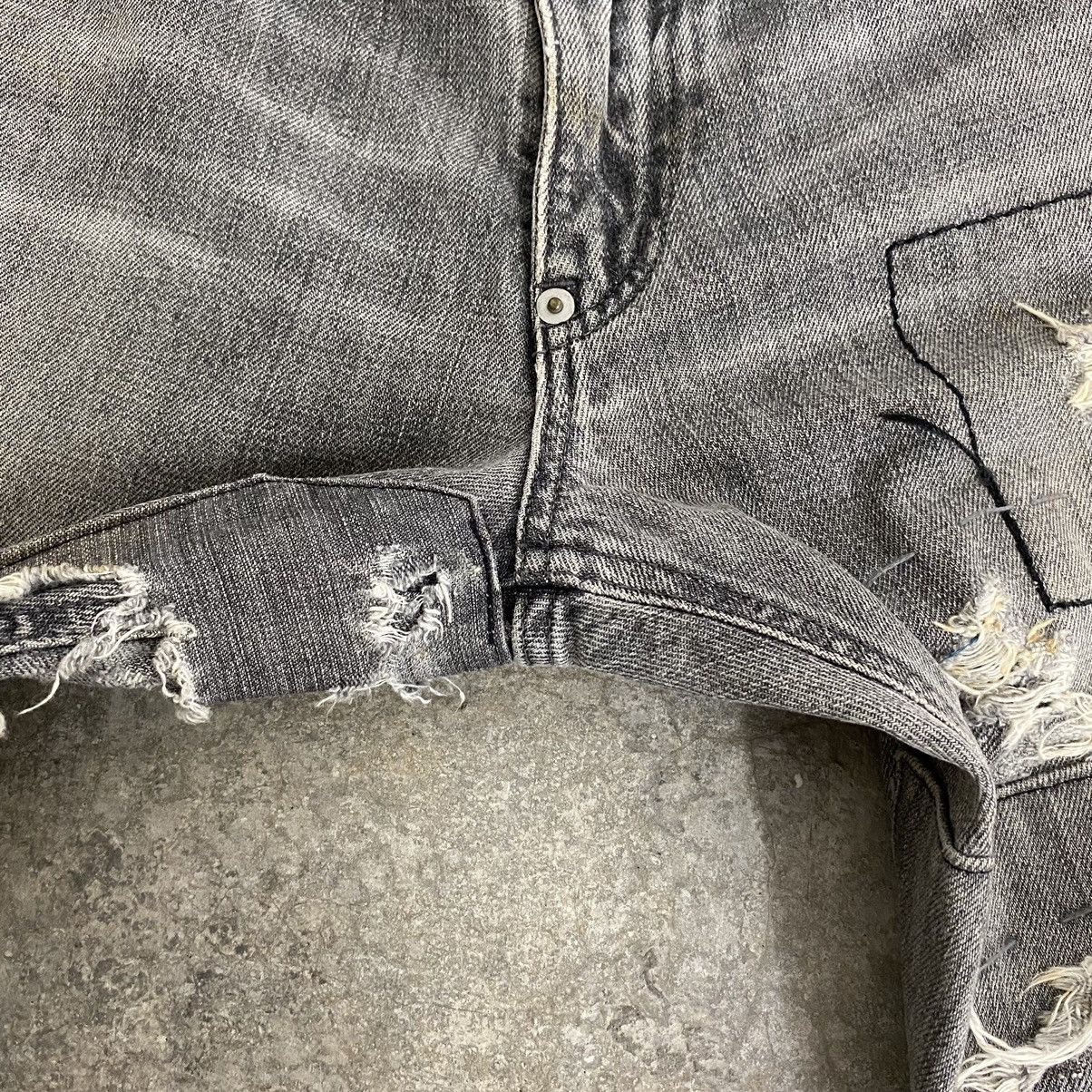TMT VTG TMT Reconstructed Distressed Cropped Jeans Size US 30 / EU 46 - 11 Thumbnail