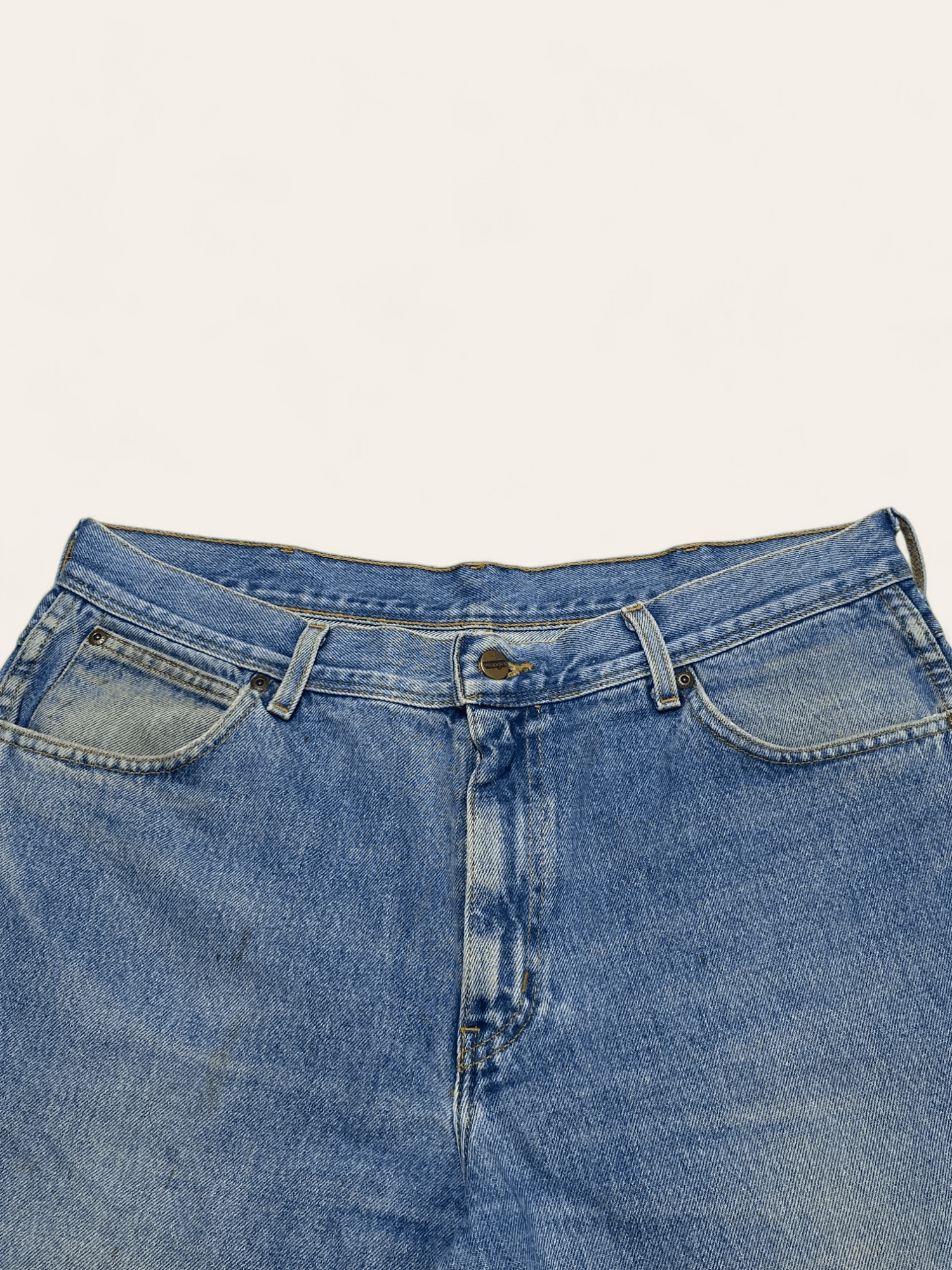 Jean Vintage WRANGLER Baggy Oversize Wide Blue Denim Jeans Size US 36 / EU 52 - 4 Thumbnail