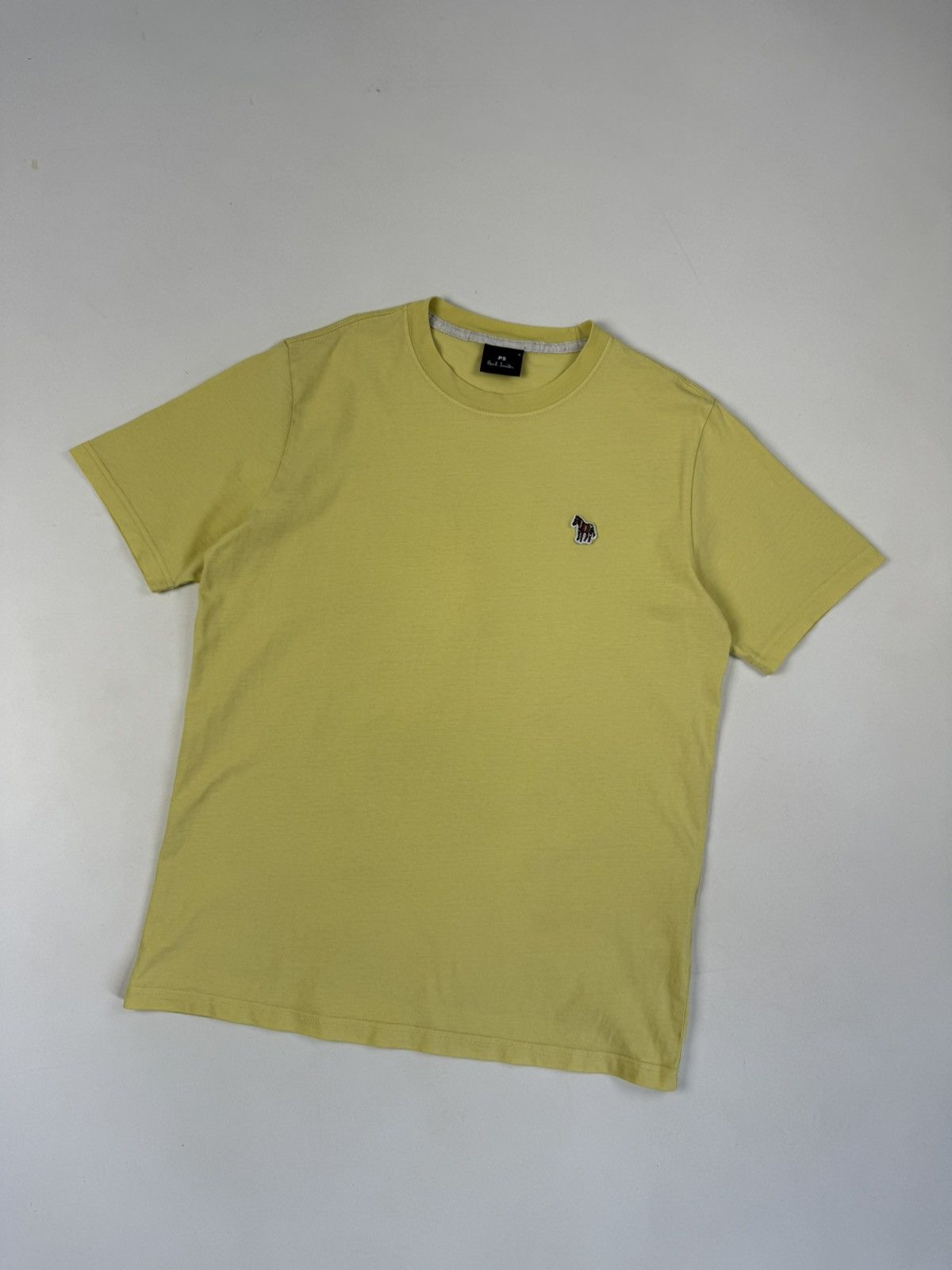 Paul Smith PAUL SMITH Zebra Logo Yellow Organic Cotton T-Shirt Size US M / EU 48-50 / 2 - 2 Thumbnail