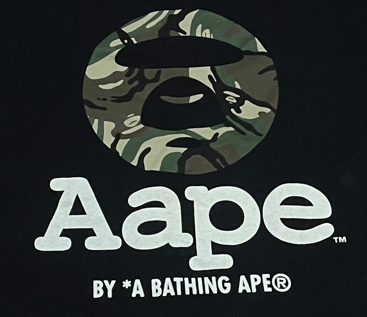 Aape × Bape Bape Aape camo logo tee shirt Size US L / EU 52-54 / 3 - 3 Thumbnail