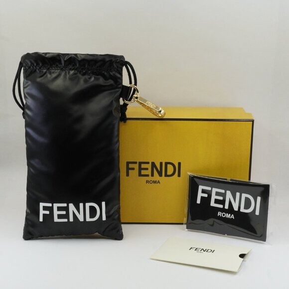 Fendi 🕶️ New Fendi FE40120I 01A Sunglasses - Shiny Black Frame Size ONE SIZE - 10 Thumbnail