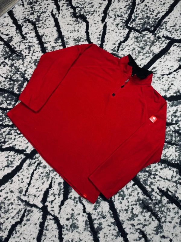 Other Engelbert Strauss halfzip fleece jacket red XXL logo Size US XXL / EU 58 / 5 - 2 Thumbnail