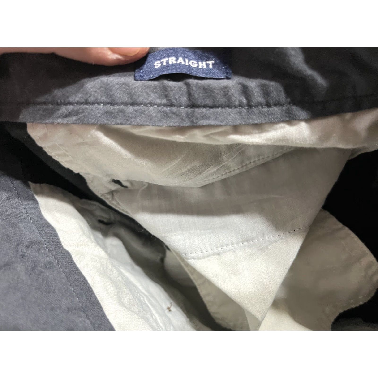 J.Crew Vintage J.Crew Flex Chino Pants Mens 29x32 Straight Fit Casual Black Size US 29 - 6 Thumbnail