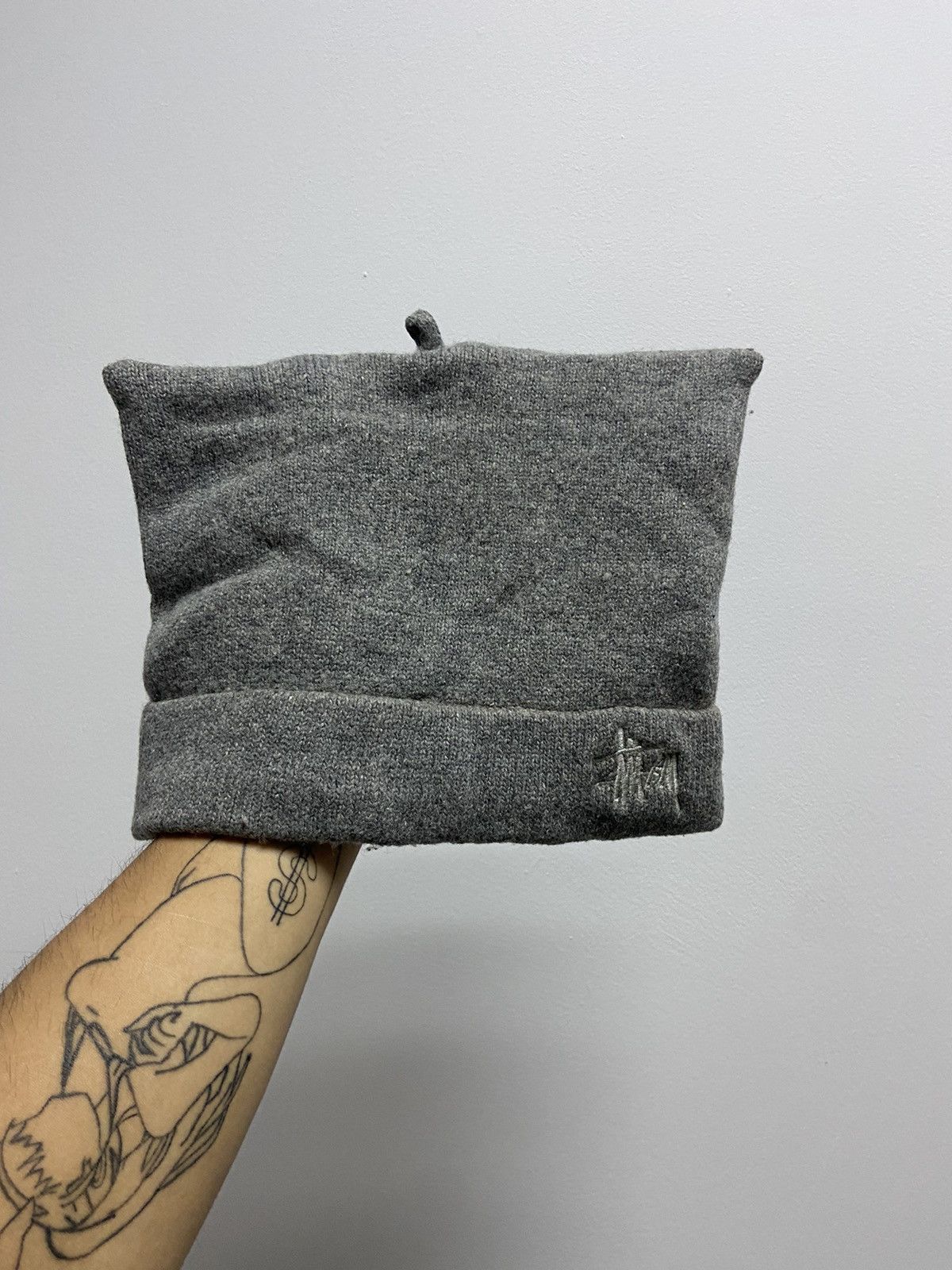 Stussy × Vintage Unusual geometric Square hat Vintage Small Logo Size ONE SIZE - 1 Thumbnail
