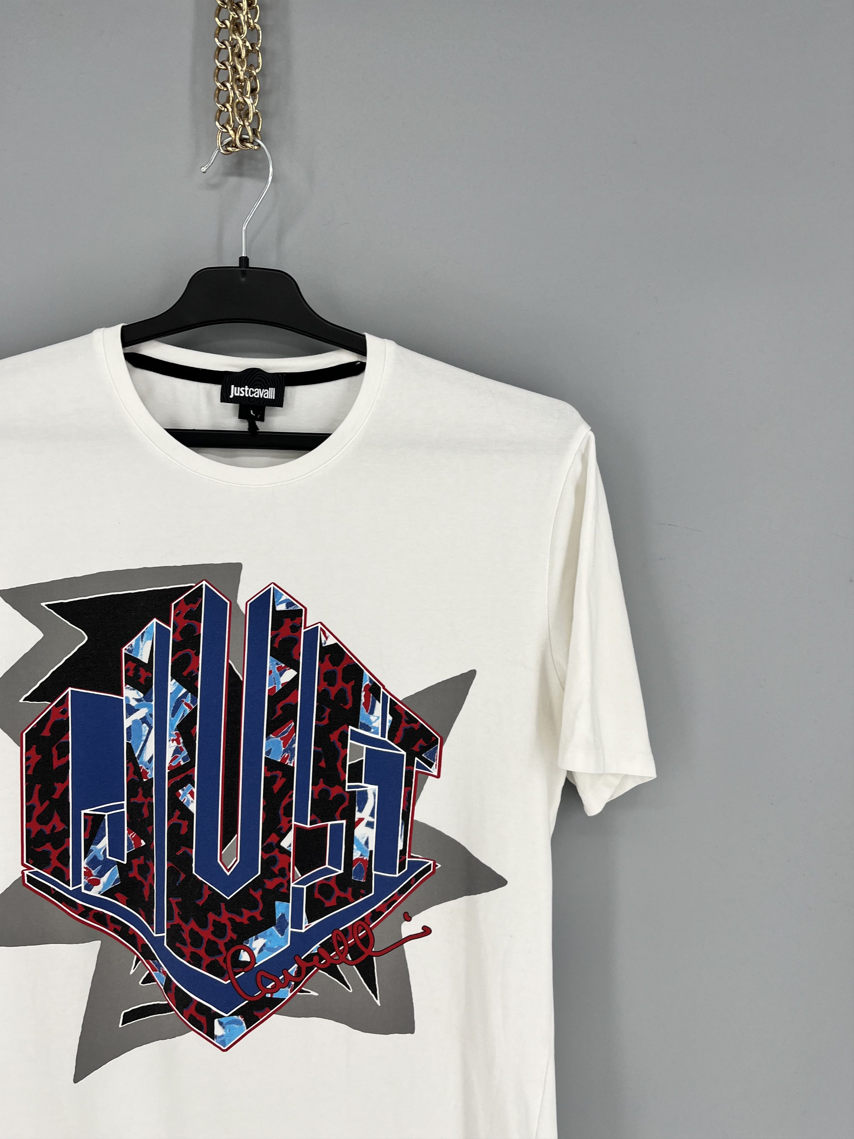 Just Cavalli Just Cavalli T-Shirt Short Sleeve Luxury Streetwear Size L Size US L / EU 52-54 / 3 - 5 Thumbnail