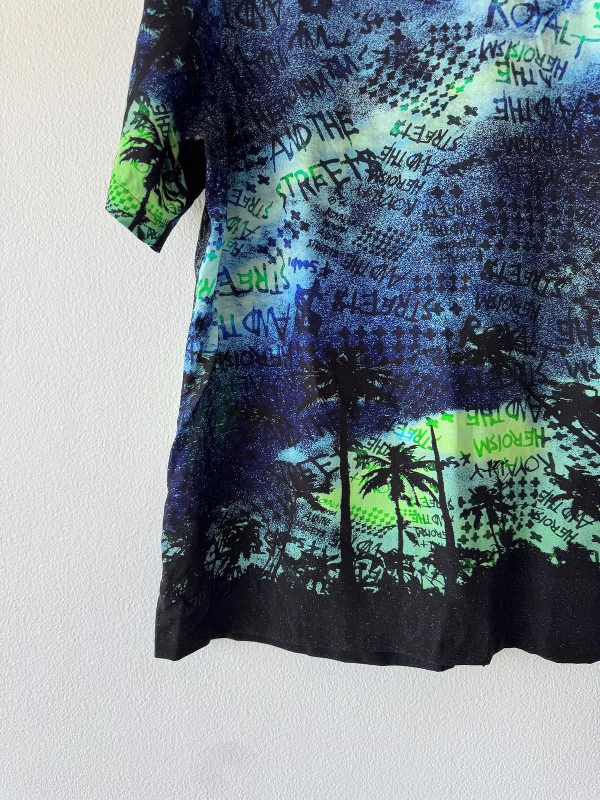 Ksubi new ksubi medium m short sleeve shirt top resort blue palm Size US M / EU 48-50 / 2 - 6 Thumbnail