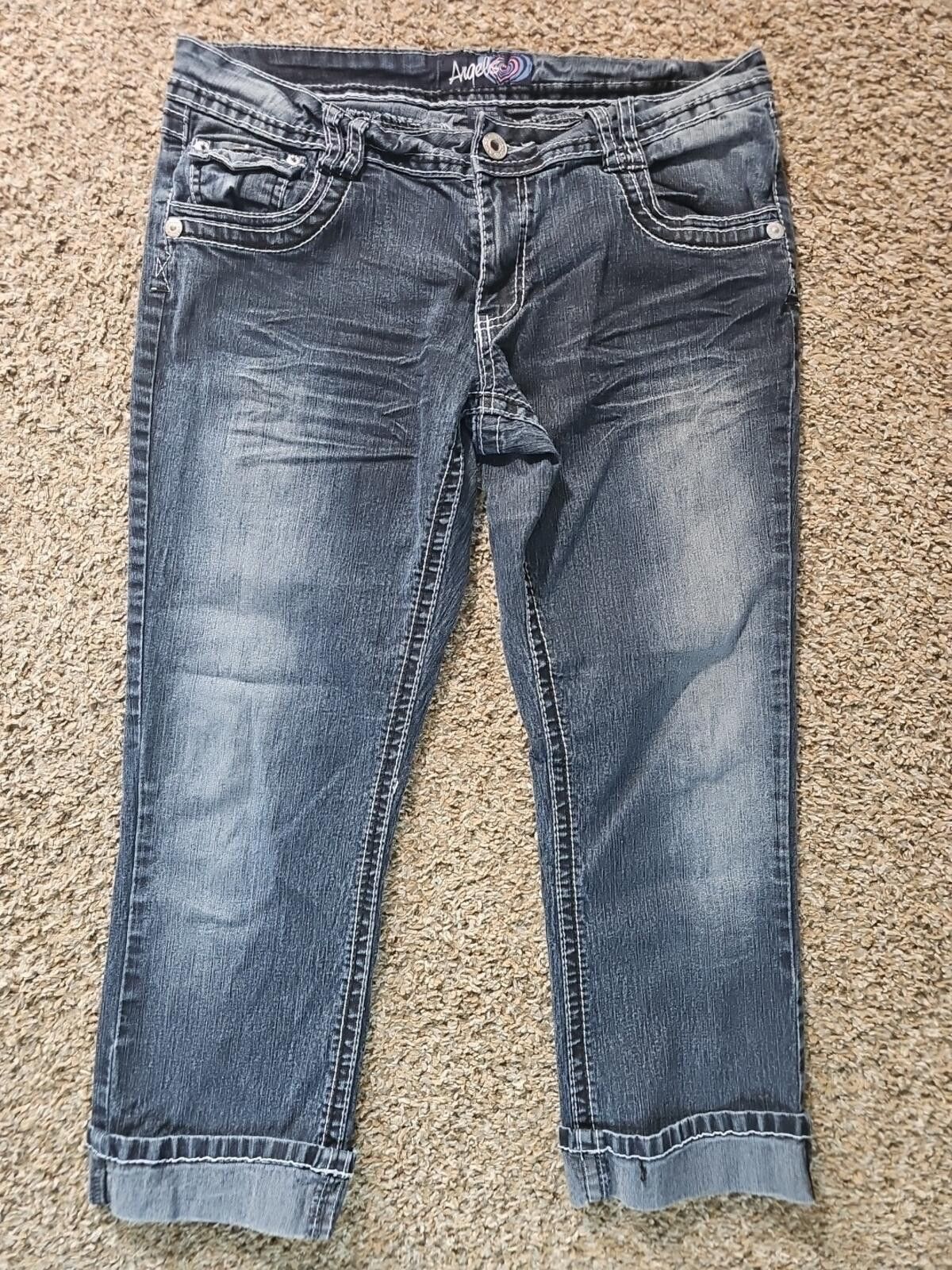 Palm Angels Angels Size 13 Cuffed Jean Capris Size 30" / US 8 / IT 44 - 1 Thumbnail