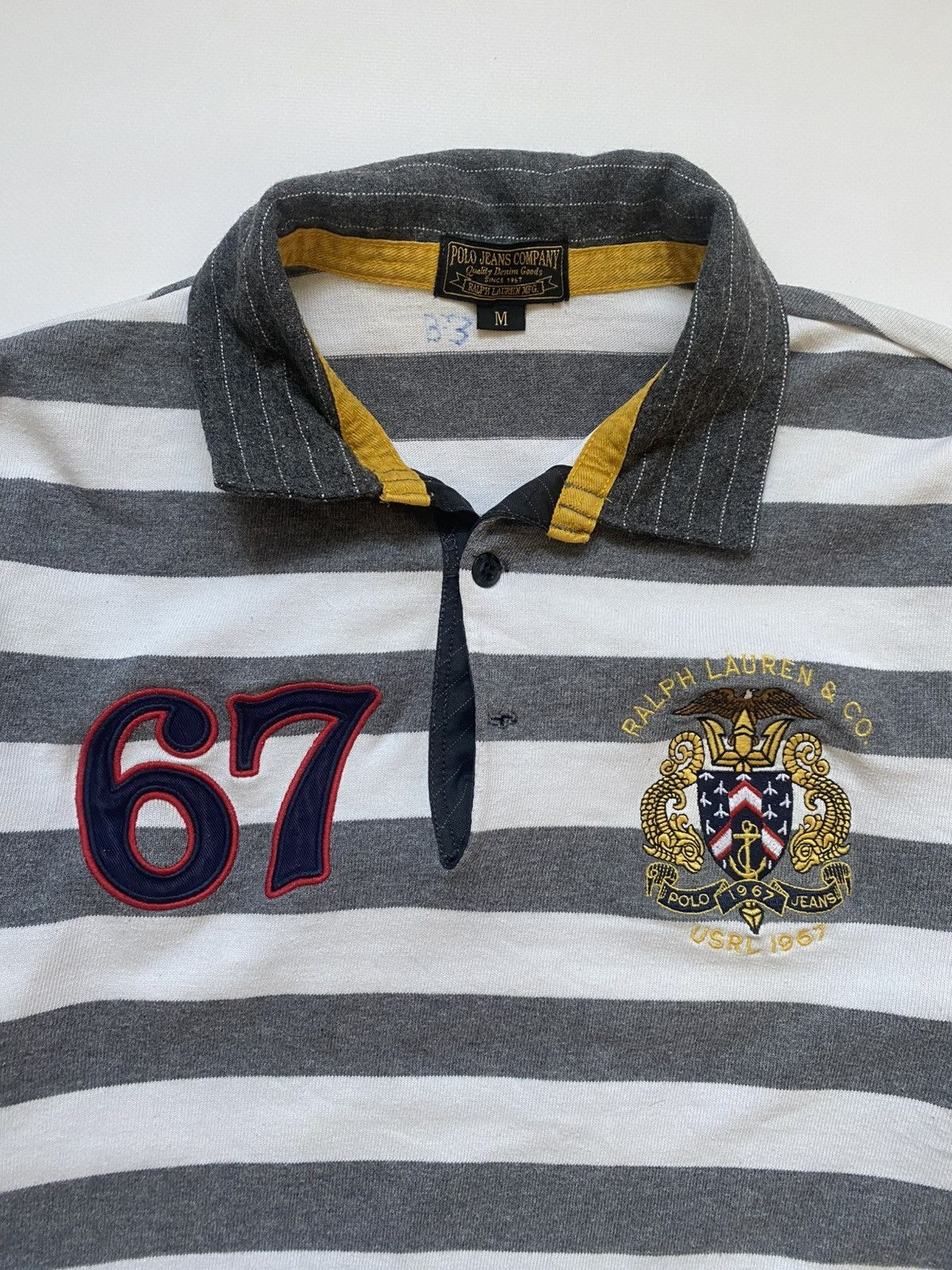 Polo Ralph Lauren Vintage Polo Ralph Lauren Stripped Cotton Longsleave 67 Size US M / EU 48-50 / 2 - 4 Thumbnail