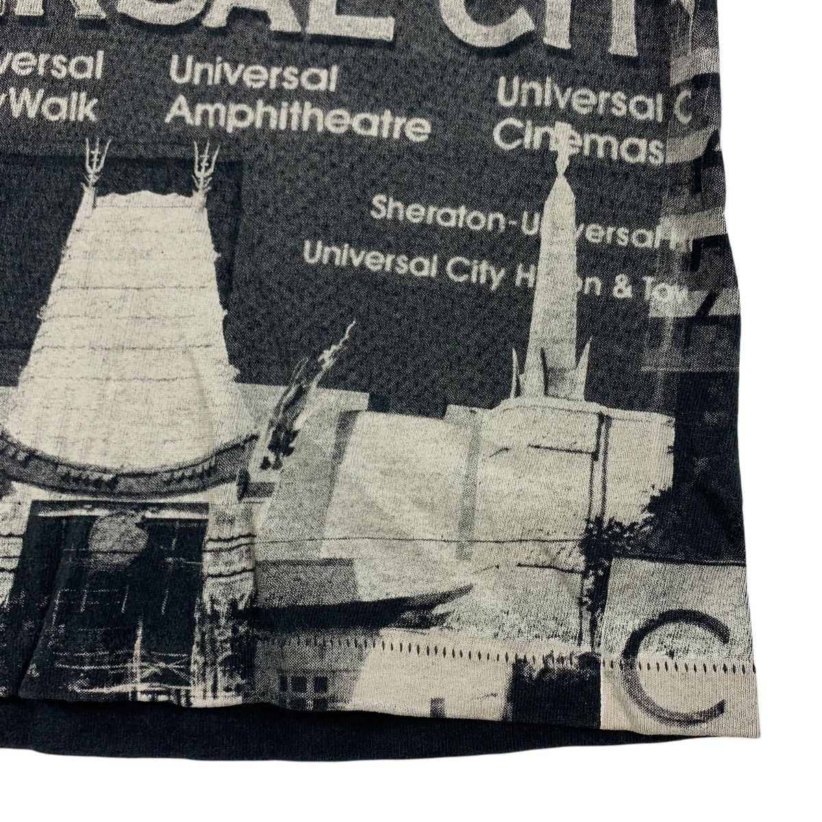 All Sport Vintage 90s HOLLYWOOD Full printed allsport tag tee Size US L / EU 52-54 / 3 - 8 Thumbnail