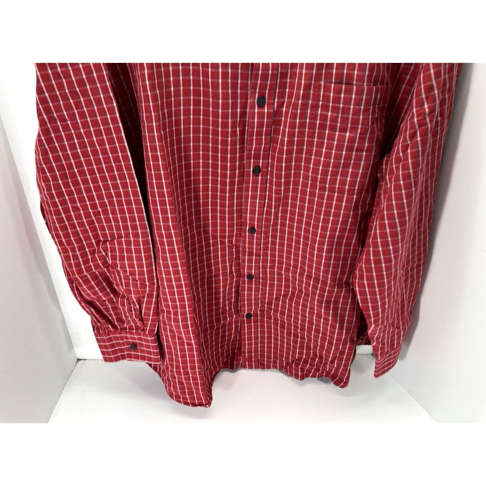 Cody James Cody James Western Shirt Men XL Red Check Long Sleeve Button Cotton Rodeo Size US XL / EU 56 / 4 - 3 Thumbnail