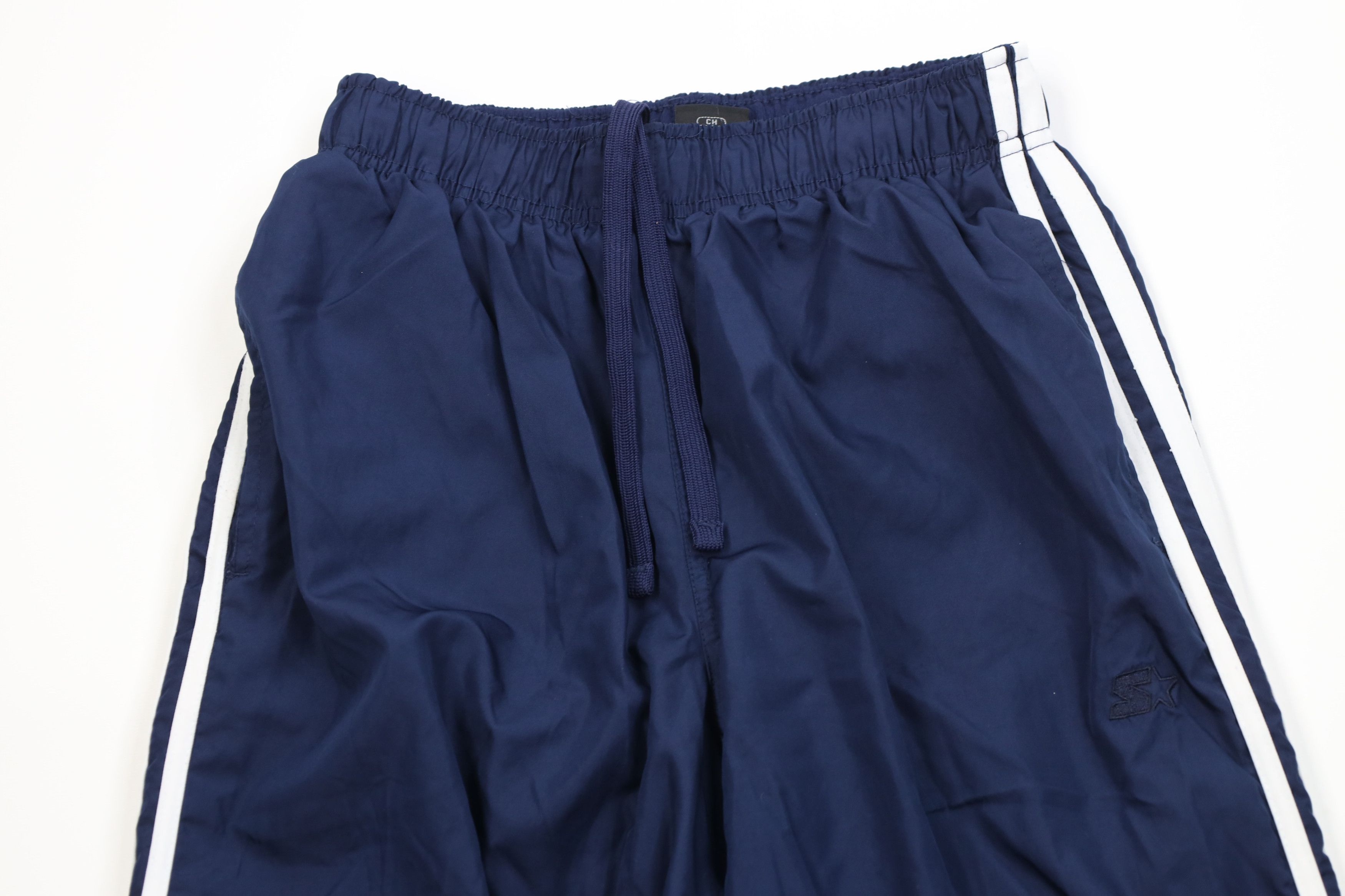 Starter Vintage 90s Y2K Starter Lined Wide Leg Windbreaker Pants Size US 32 / EU 48 - 2 Thumbnail