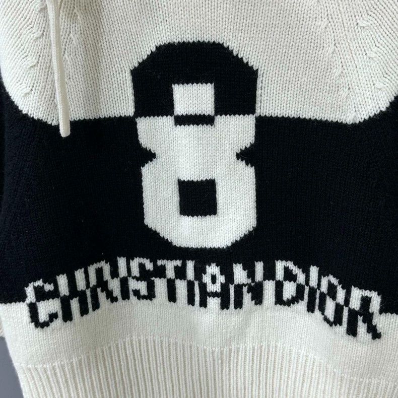 Dior Classic Color Block Cashmere Sweater Dior-2505 Size M / US 6-8 / IT 42-44 - 3 Thumbnail