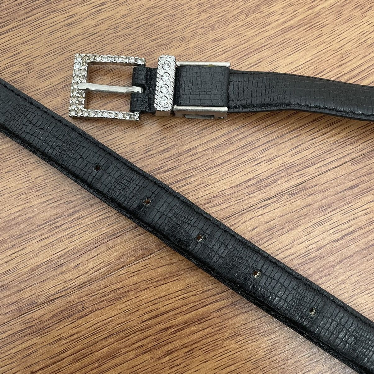 If Six Was Nine × Japanese Brand × Le Grande Bleu (L.G.B.) Black crystal ornament belt Size ONE SIZE - 4 Thumbnail