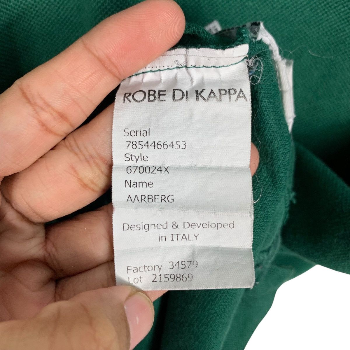 Kappa Vintage KAPPA Green Long Sleeve Polo Shirt #2609-C117 Size US XL / EU 56 / 4 - 16 Thumbnail