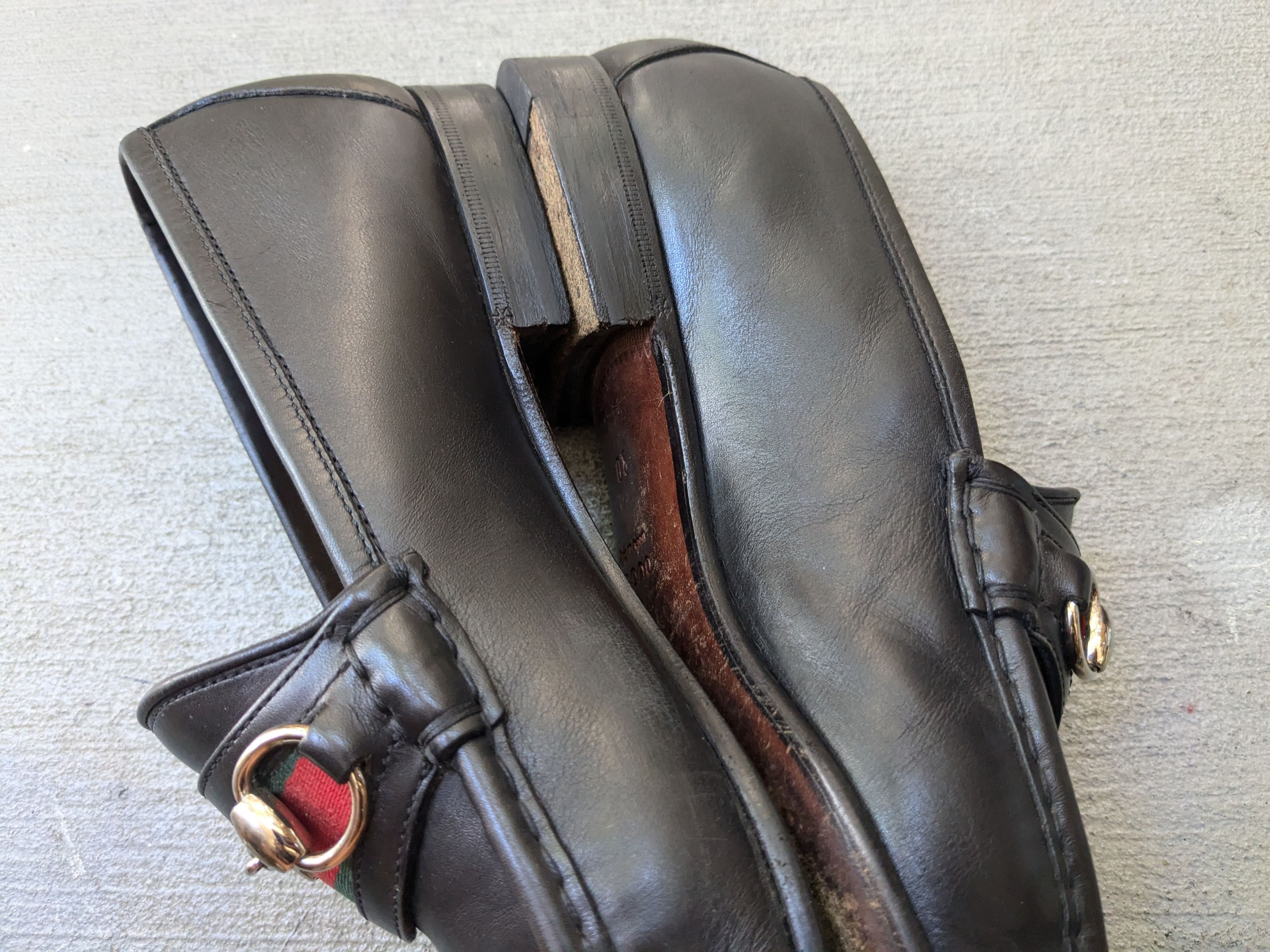 Gucci Gucci Horsebit Loafers Black 9 D Leather Italy Slip On Size US 9 / EU 42 - 12 Thumbnail