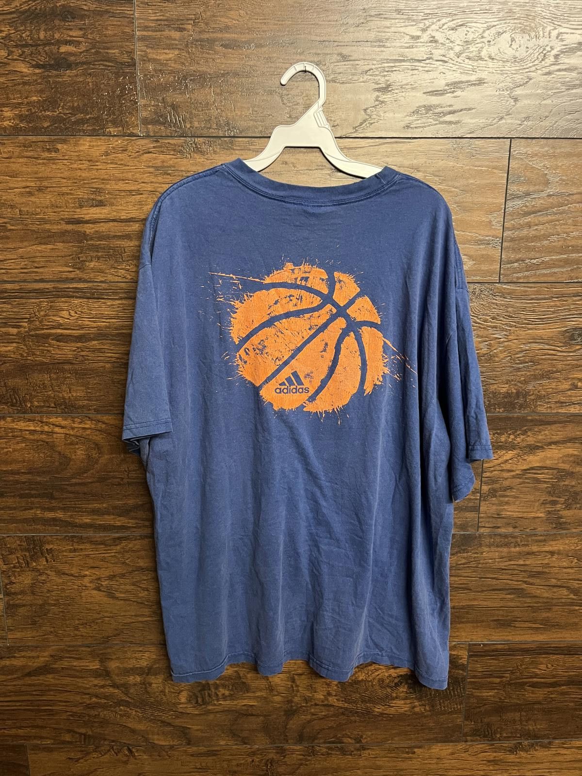 Adidas Y2K Adidas Basketball Department T-shirt 2 Sided - L Size US L / EU 52-54 / 3 - 1 Thumbnail