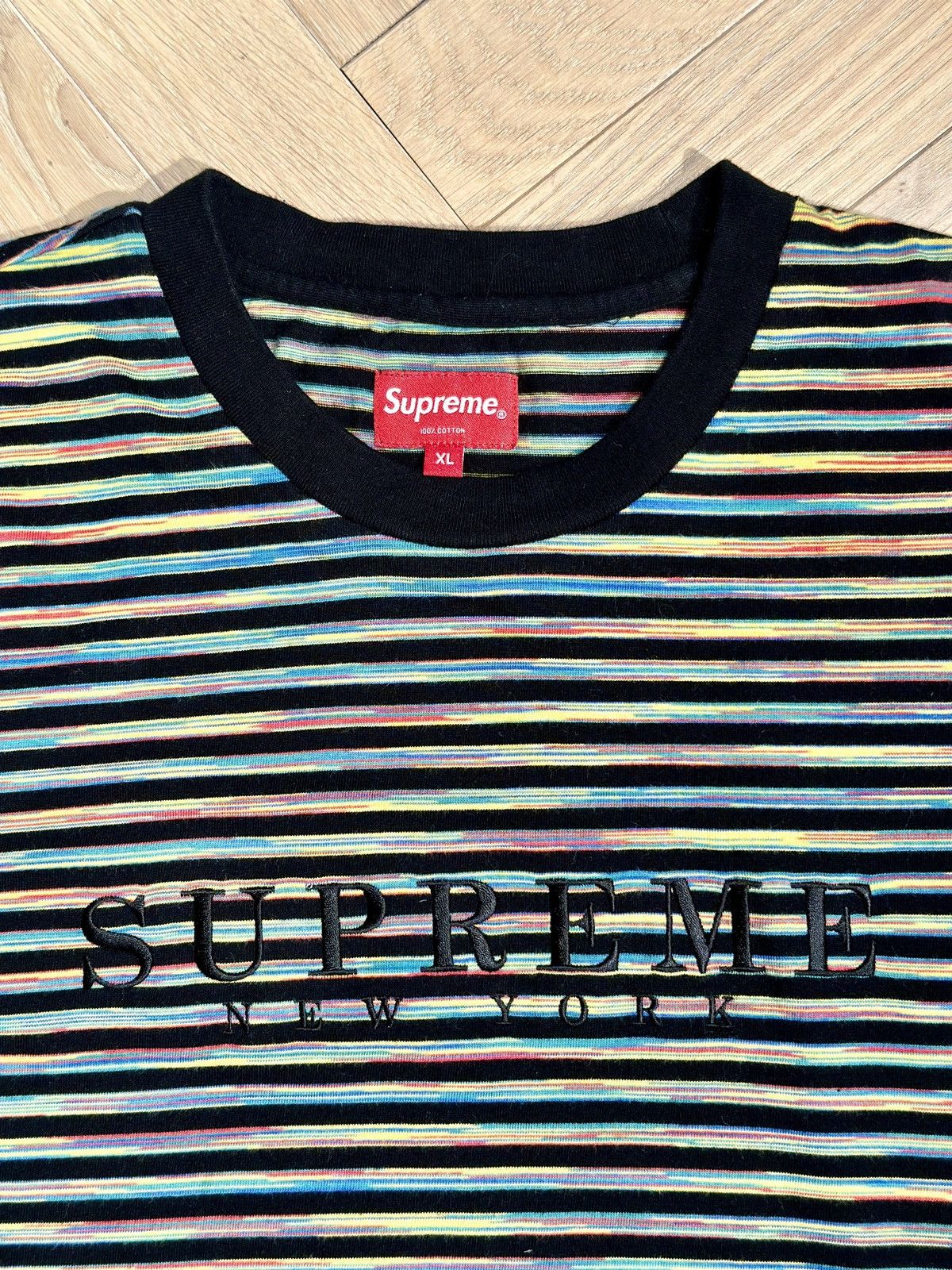 Supreme Supreme Static Stripe Top Size US XL / EU 56 / 4 - 4 Thumbnail