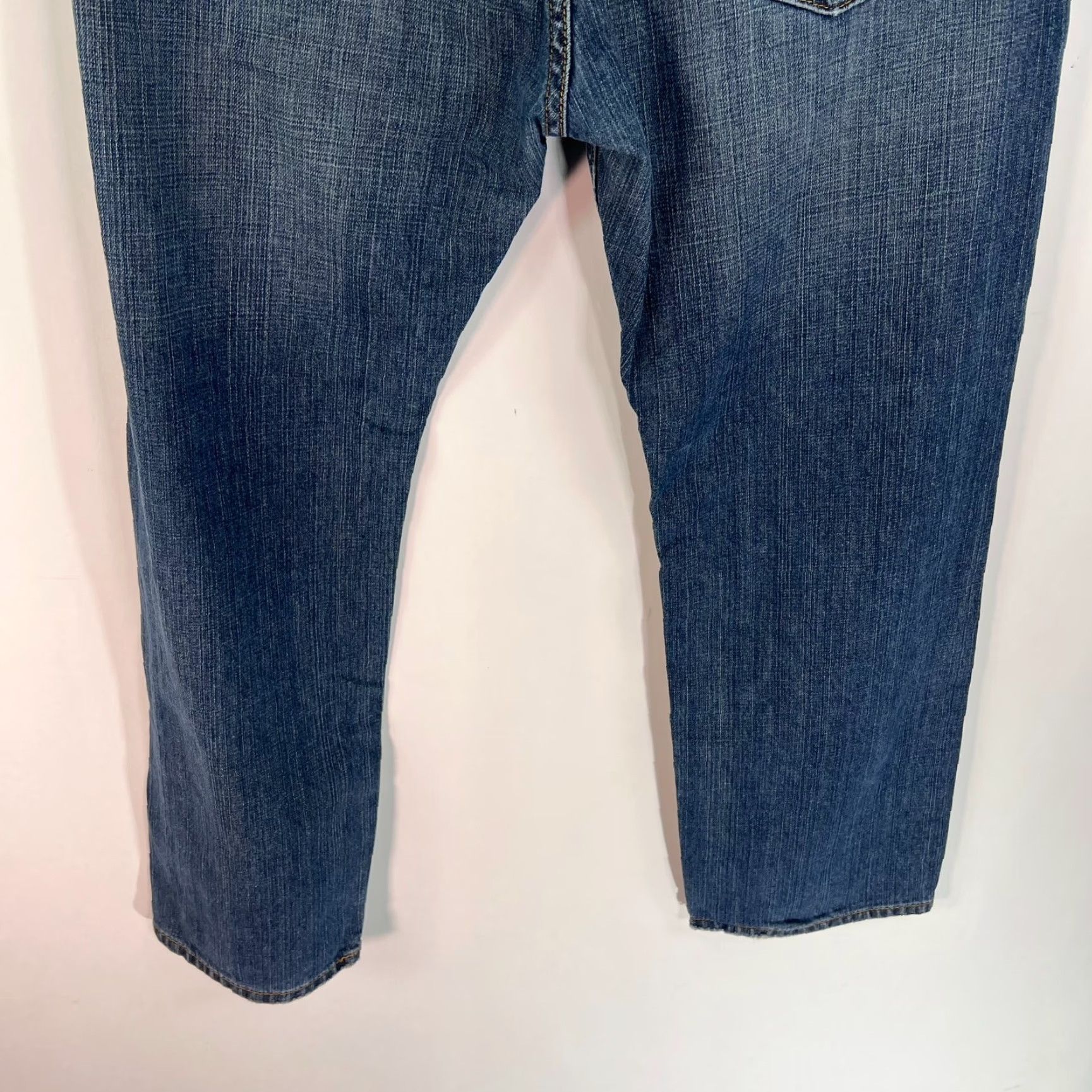 Levi's Levi's 505 Jeans Mens 34X28 Blue Regular Fit Straight Casual Size US 34 / EU 50 - 5 Thumbnail