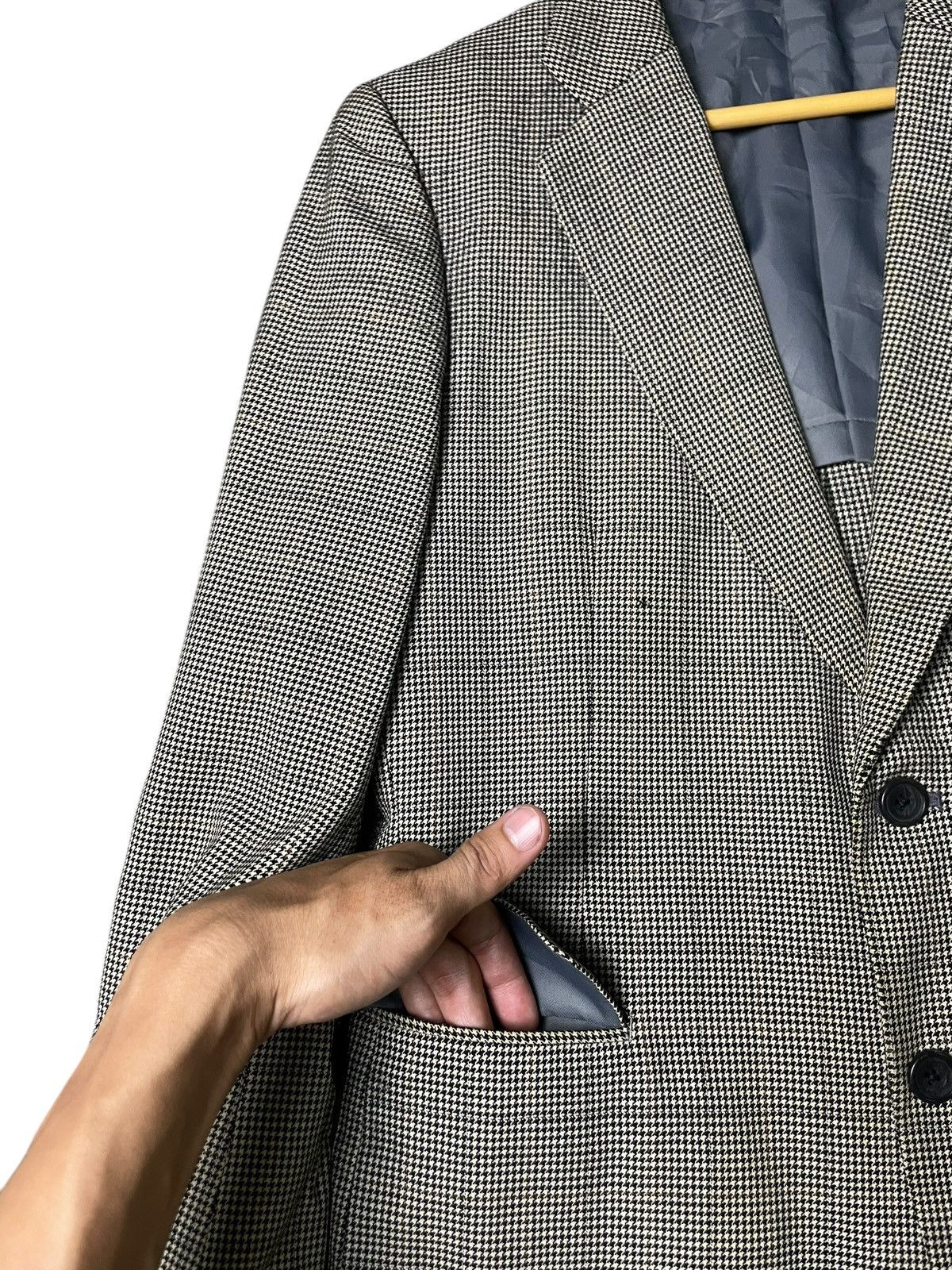 Burberry Prorsum × Designer × Vintage Vintage Burberry Prorsum Tweed Blazer (55) Size US XXS / EU 40 - 8 Thumbnail